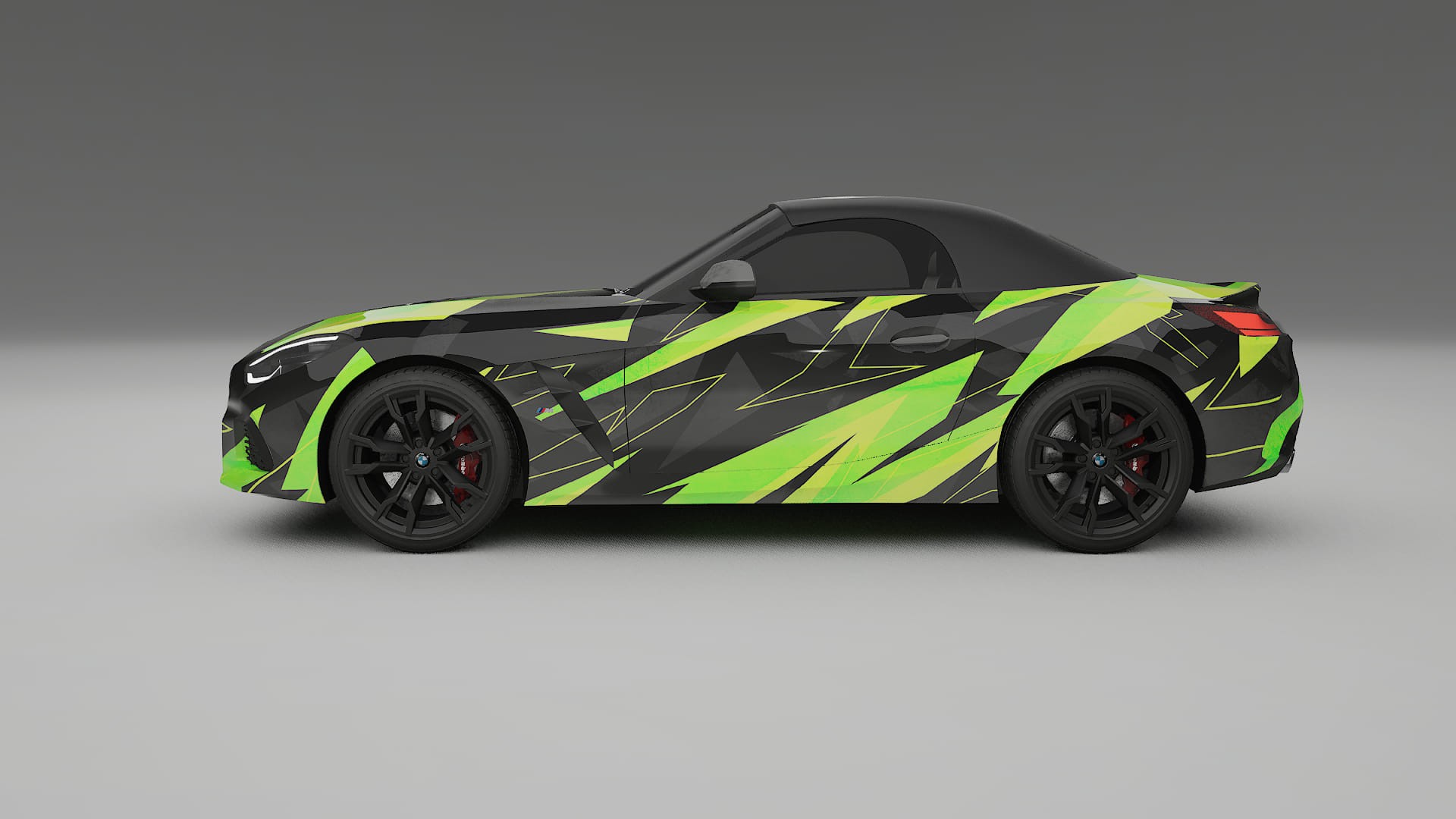 BMW Z4 G29 M40i First edition roadster NINJA TURTLES – Kit Wrap PPF Personalizzato in Pellicola Poliuretanica Stampabile