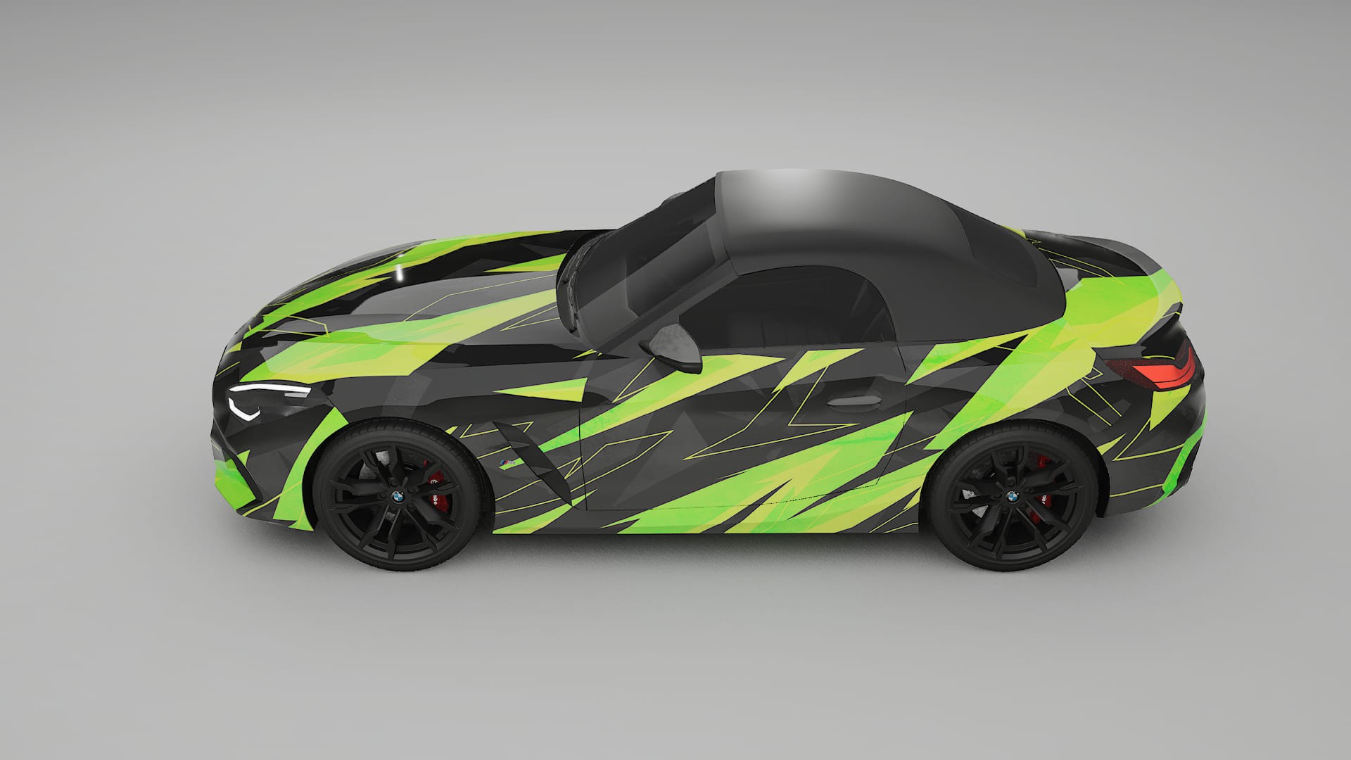 BMW Z4 G29 M40i First edition roadster NINJA TURTLES – Kit Wrap PPF Personalizzato in Pellicola Poliuretanica Stampabile