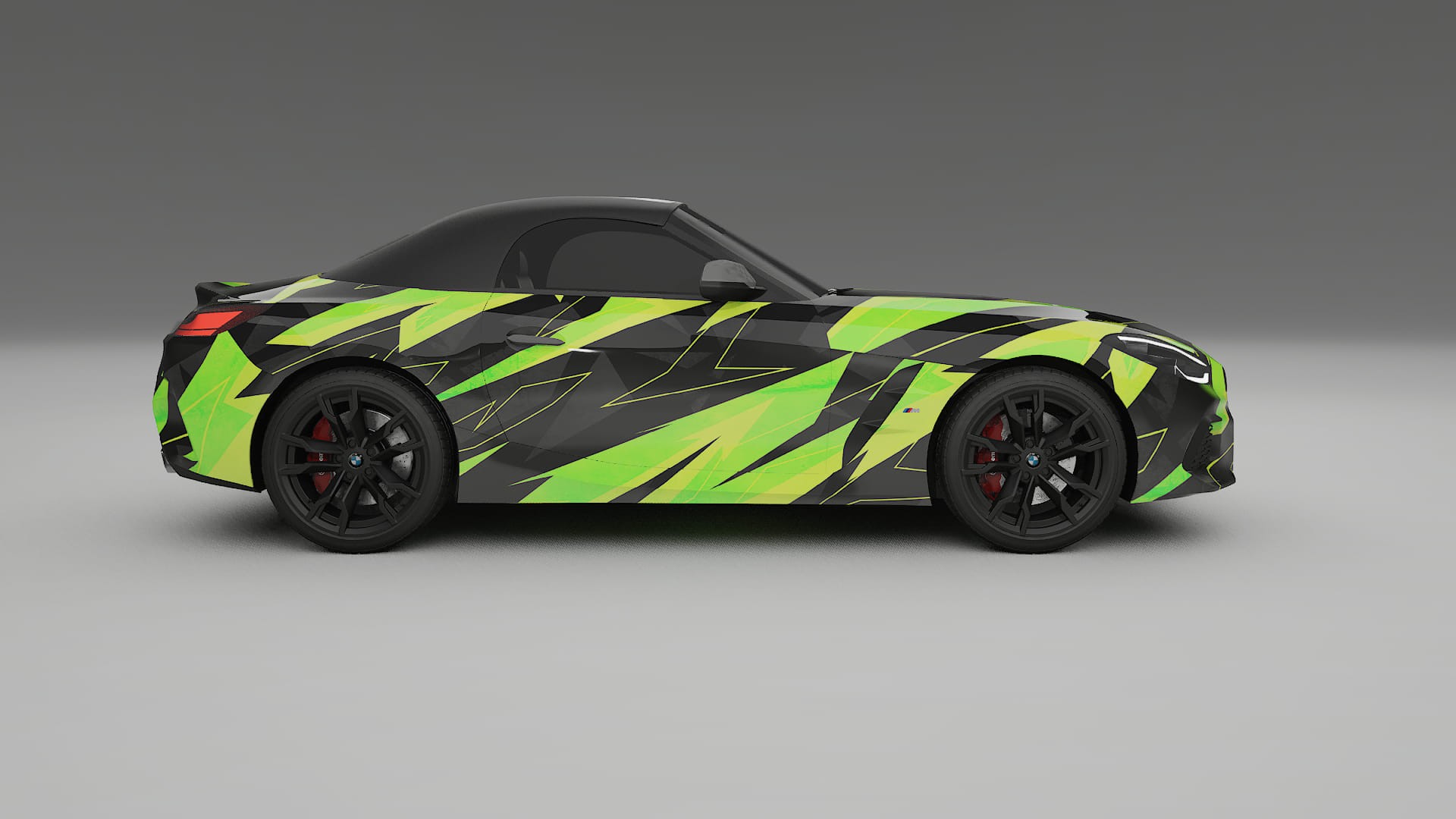 BMW Z4 G29 M40i First edition roadster NINJA TURTLES – Kit Wrap PPF Personalizzato in Pellicola Poliuretanica Stampabile