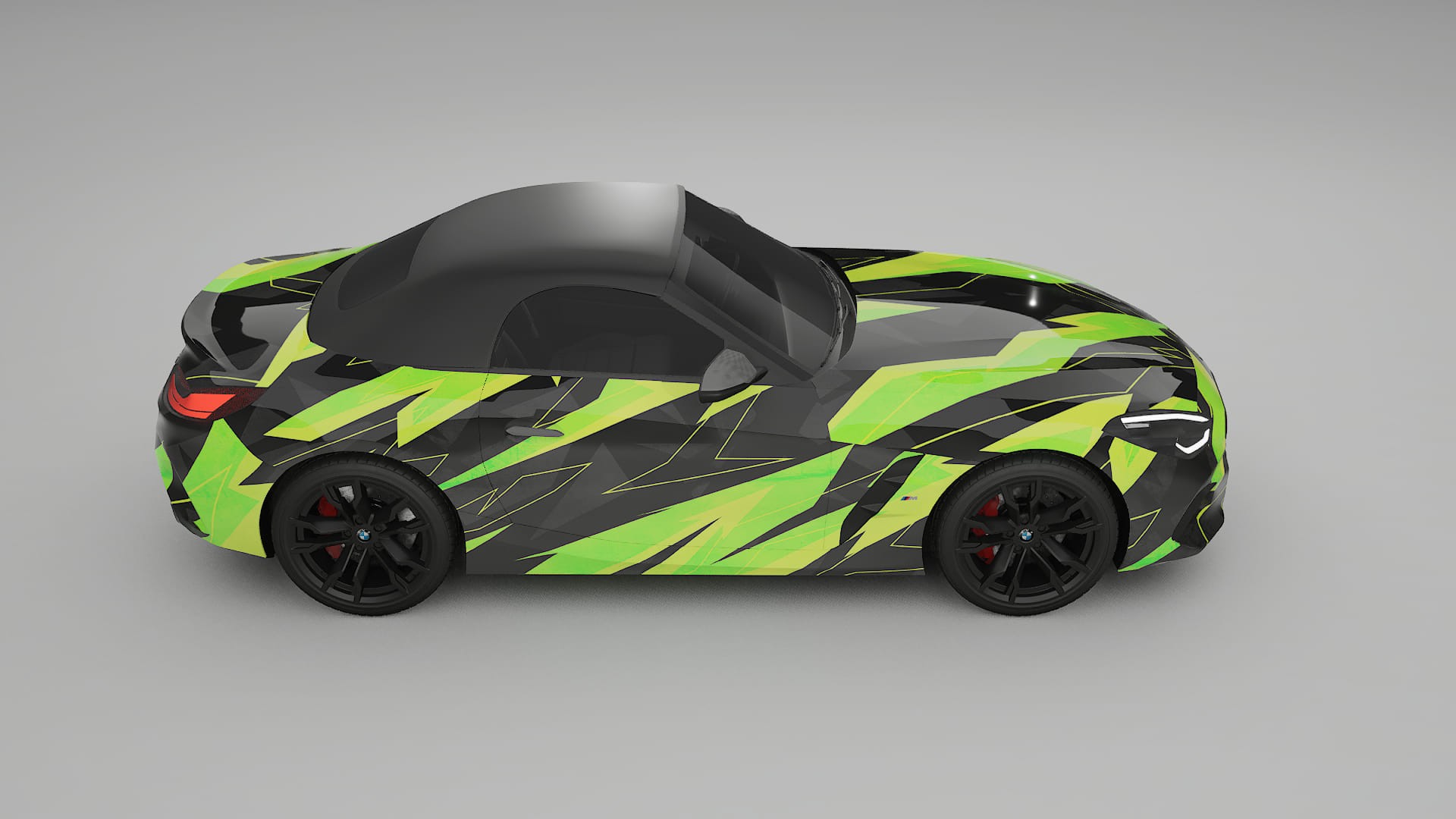 BMW Z4 G29 M40i First edition roadster NINJA TURTLES – Kit Wrap PPF Personalizzato in Pellicola Poliuretanica Stampabile