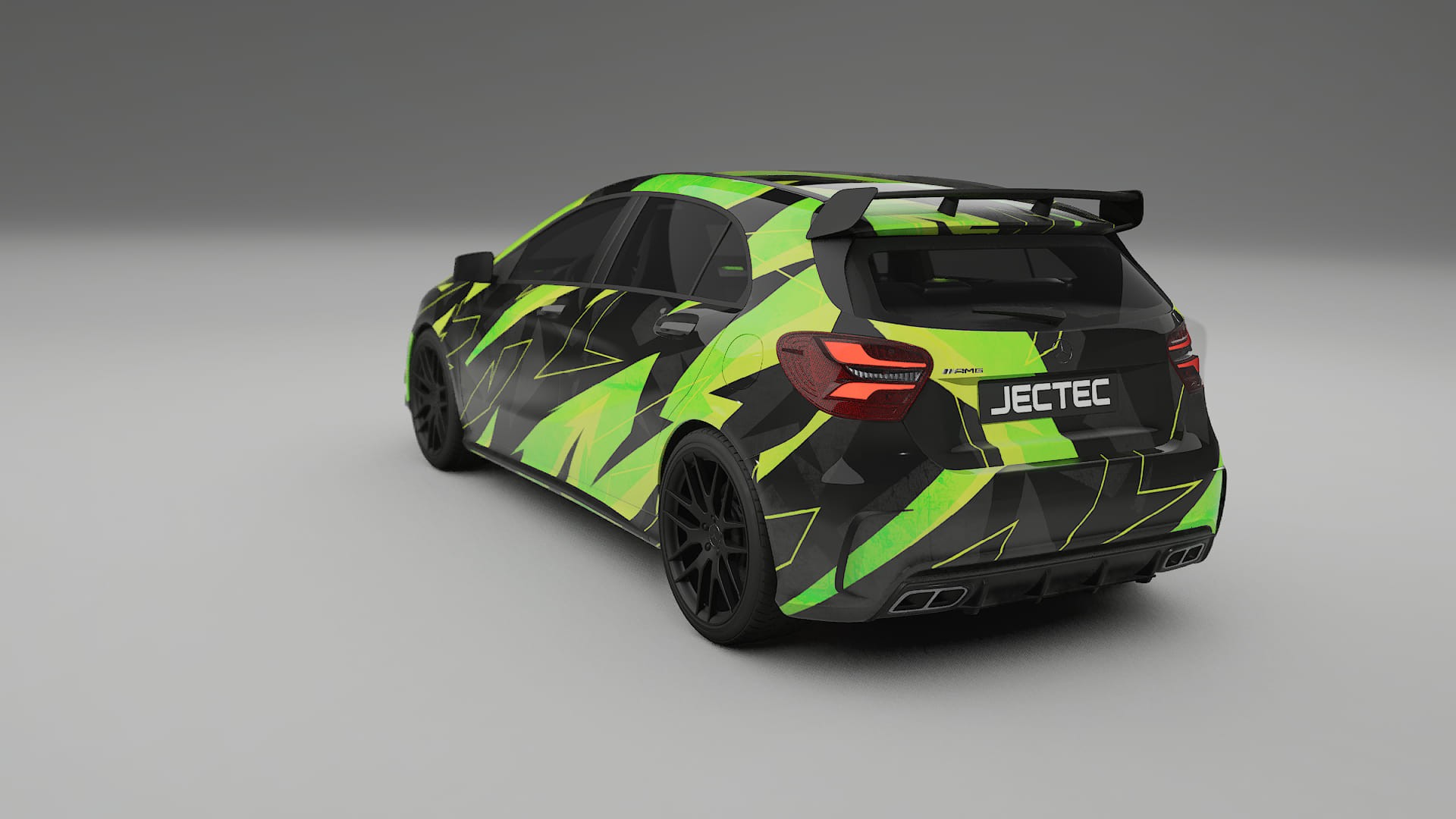Mercedes A45 AMG W176 NINJA TURTLES – Kit Wrap PPF Personalizzato in Pellicola Poliuretanica Stampabile