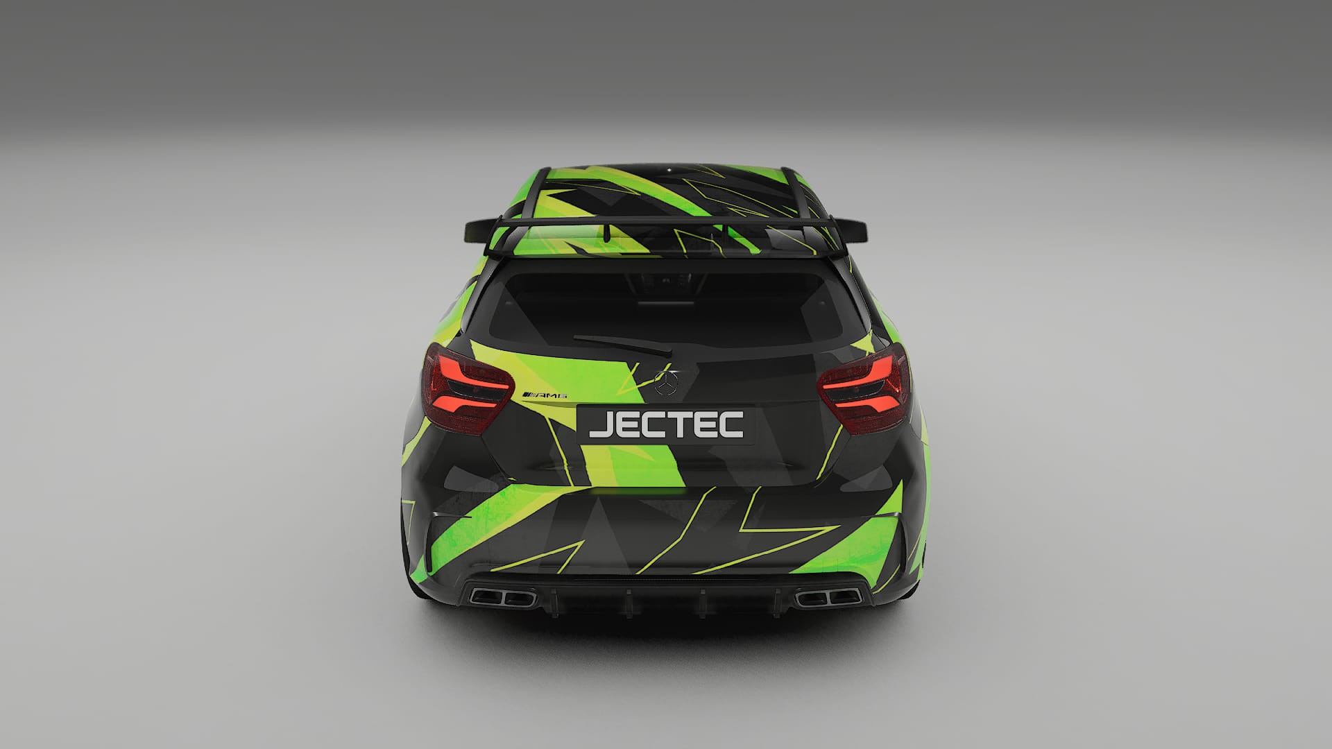 Mercedes A45 AMG W176 NINJA TURTLES – Kit Wrap PPF Personalizzato in Pellicola Poliuretanica Stampabile