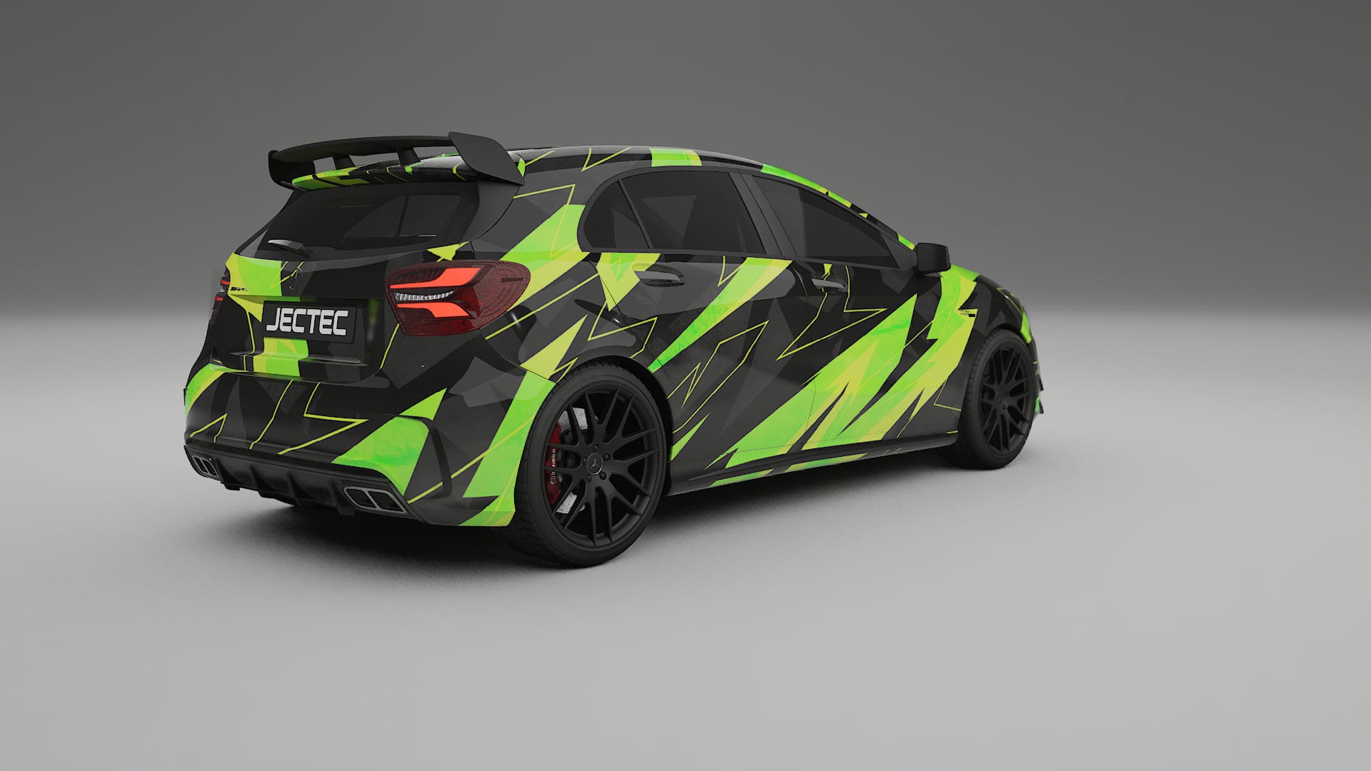 Mercedes A45 AMG W176 NINJA TURTLES – Kit Wrap PPF Personalizzato in Pellicola Poliuretanica Stampabile