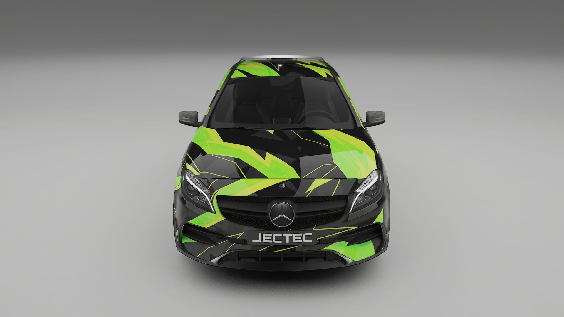 Mercedes A45 AMG W176 NINJA TURTLES – Kit Wrap PPF Personalizzato in Pellicola Poliuretanica Stampabile