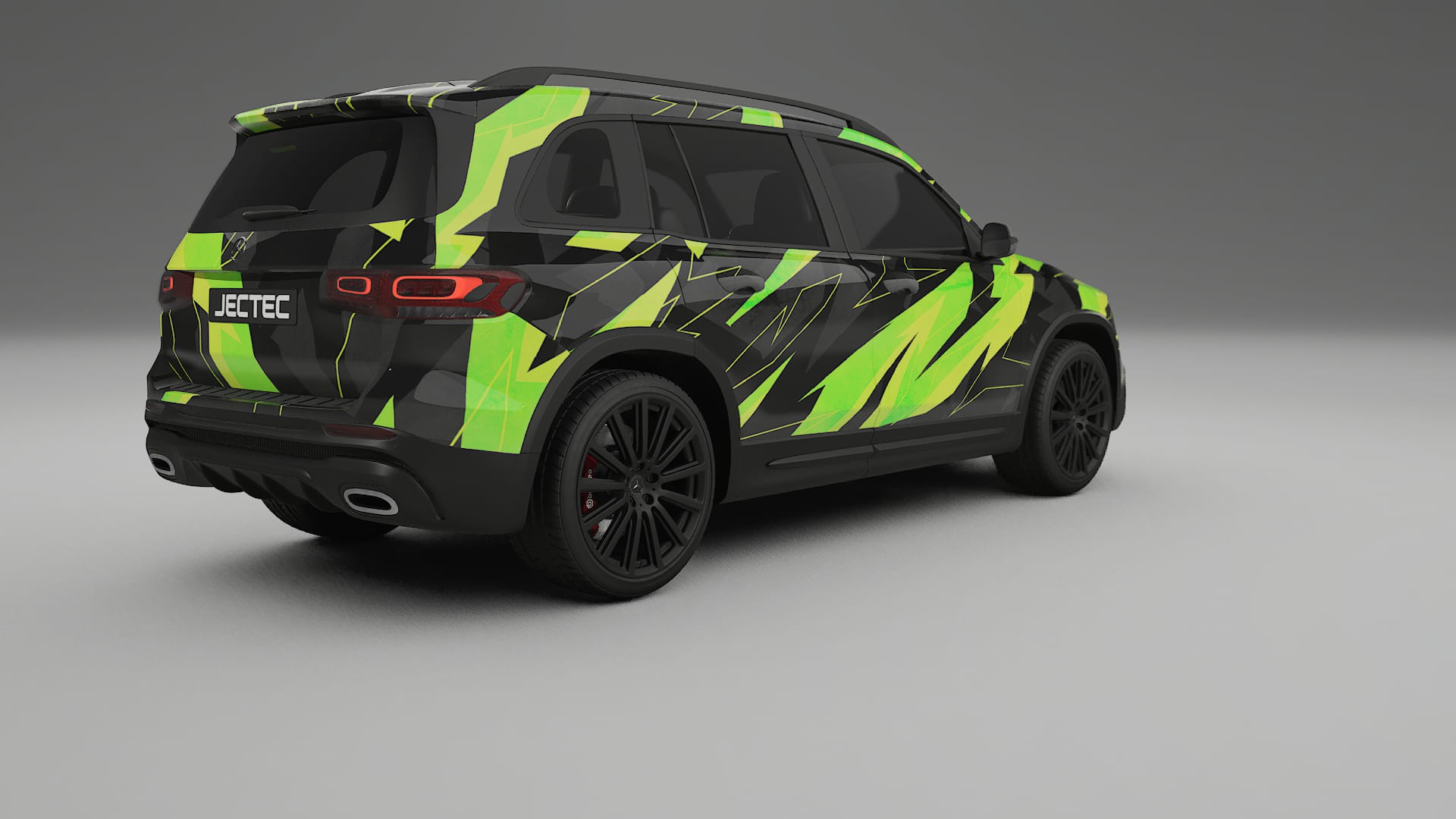 Mercedes AMG GLB NINJA TURTLES – Kit Wrap PPF Personalizzato in Pellicola Poliuretanica Stampabile