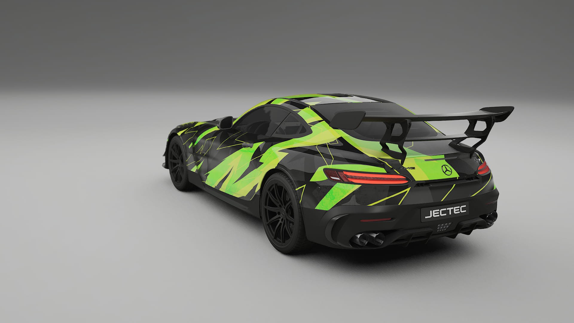 Mercedes AMG GT Black Series C192 Coupe NINJA TURTLES – Kit Wrap PPF Personalizzato in Pellicola Poliuretanica Stampabile