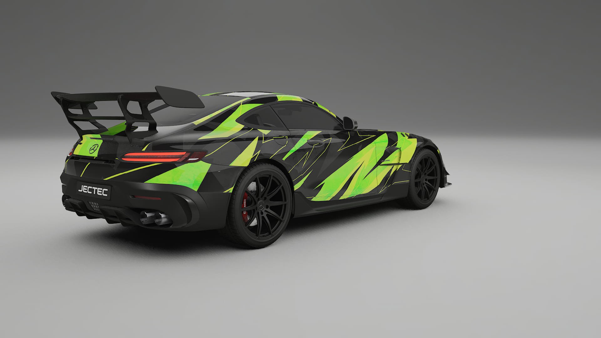 Mercedes AMG GT Black Series C192 Coupe NINJA TURTLES – Kit Wrap PPF Personalizzato in Pellicola Poliuretanica Stampabile