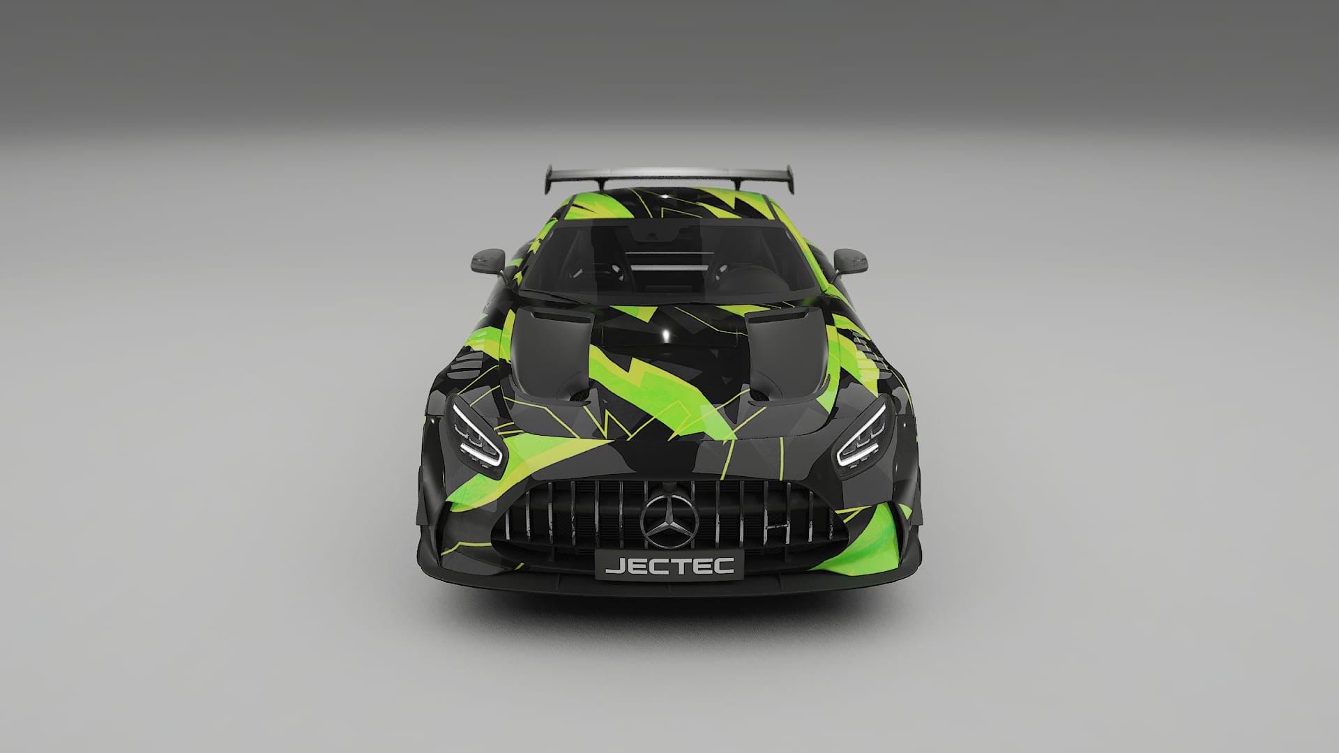 Mercedes AMG GT Black Series C192 Coupe NINJA TURTLES – Kit Wrap PPF Personalizzato in Pellicola Poliuretanica Stampabile