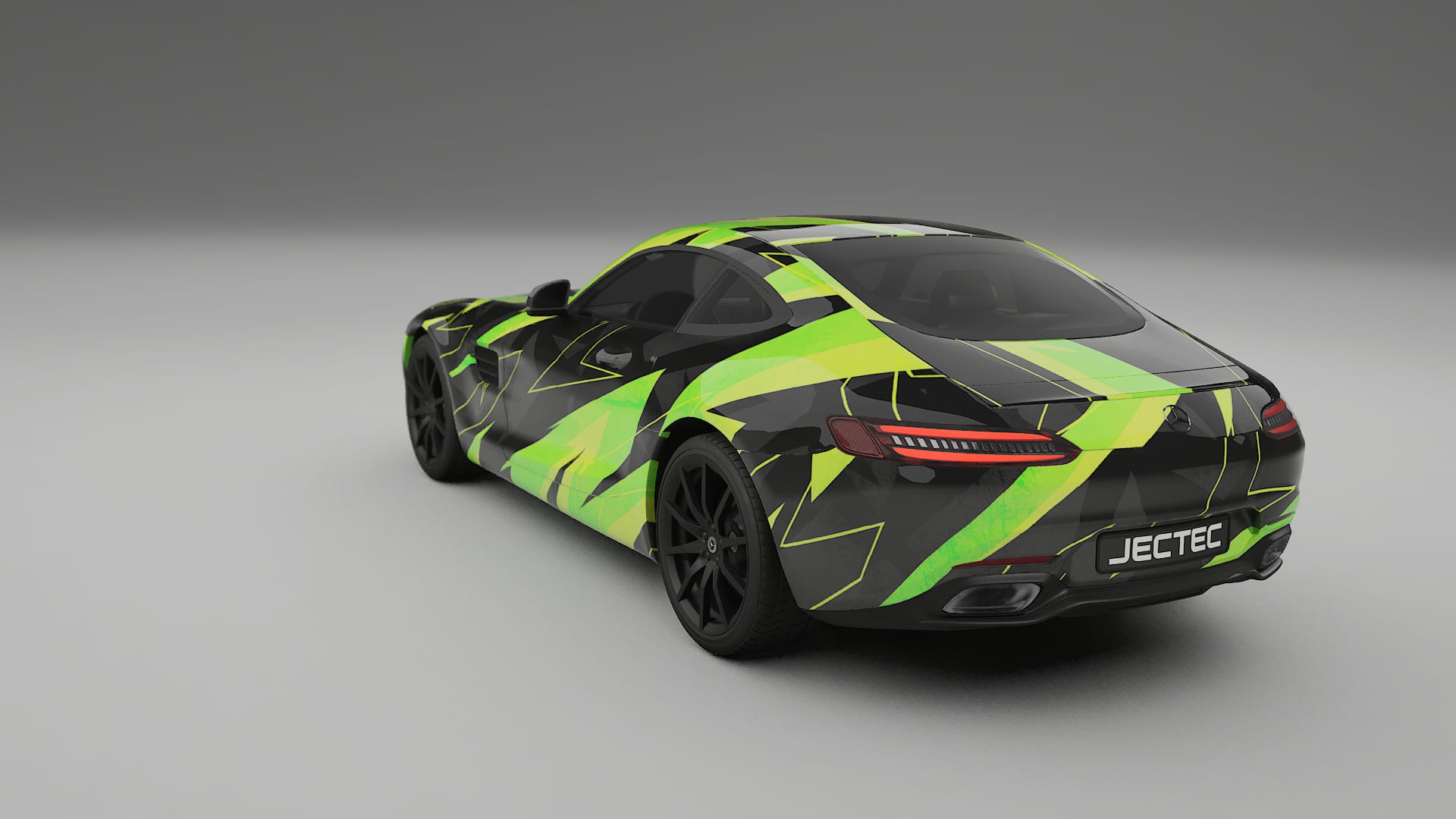 Mercedes AMG GT C190 Coupe NINJA TURTLES – Kit Wrap PPF Personalizzato in Pellicola Poliuretanica Stampabile