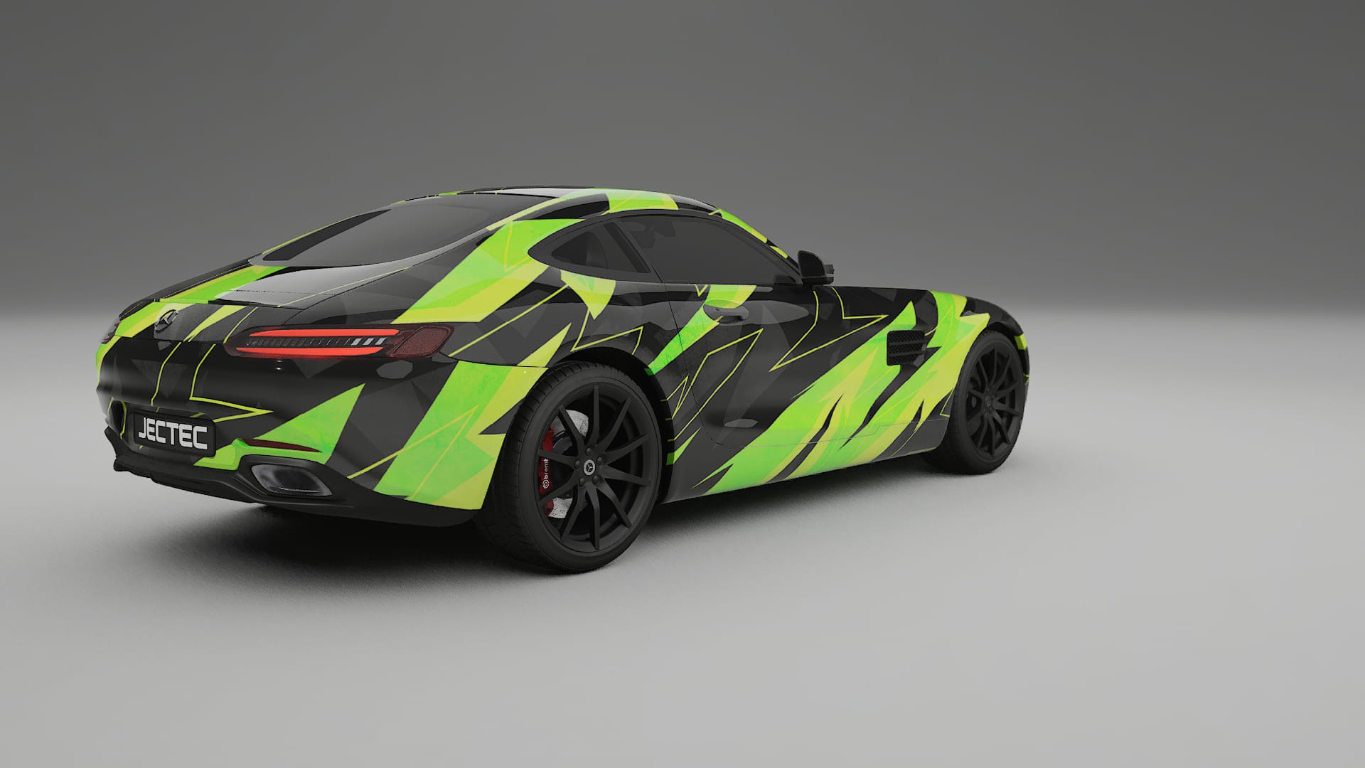 Mercedes AMG GT C190 Coupe NINJA TURTLES – Kit Wrap PPF Personalizzato in Pellicola Poliuretanica Stampabile
