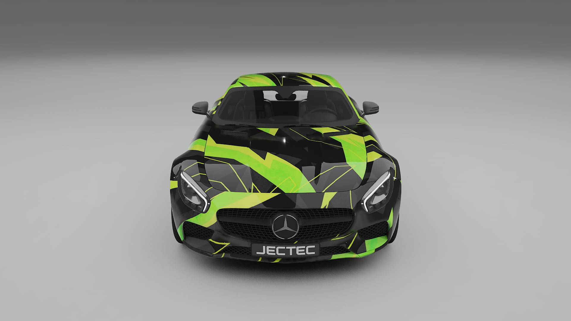 Mercedes AMG GT C190 Coupe NINJA TURTLES – Kit Wrap PPF Personalizzato in Pellicola Poliuretanica Stampabile