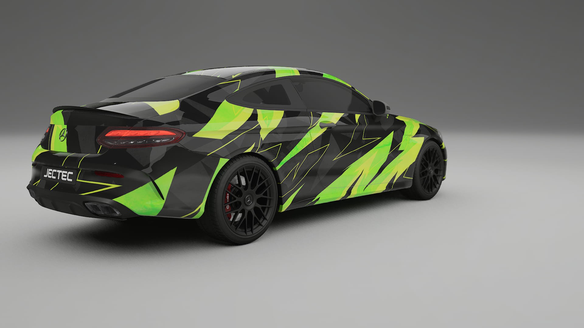 Mercedes C63 AMG W205 Coupe NINJA TURTLES – Kit Wrap PPF Personalizzato in Pellicola Poliuretanica Stampabile