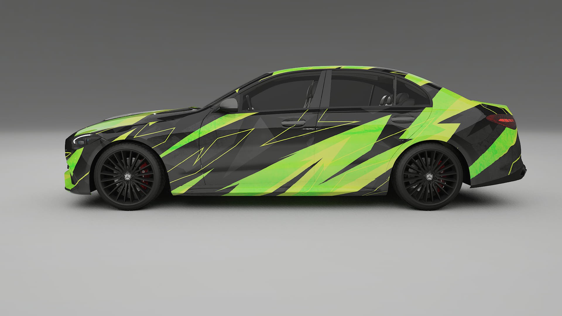 Mercedes C-class W206 NINJA TURTLES – Kit Wrap PPF Personalizzato in Pellicola Poliuretanica Stampabile