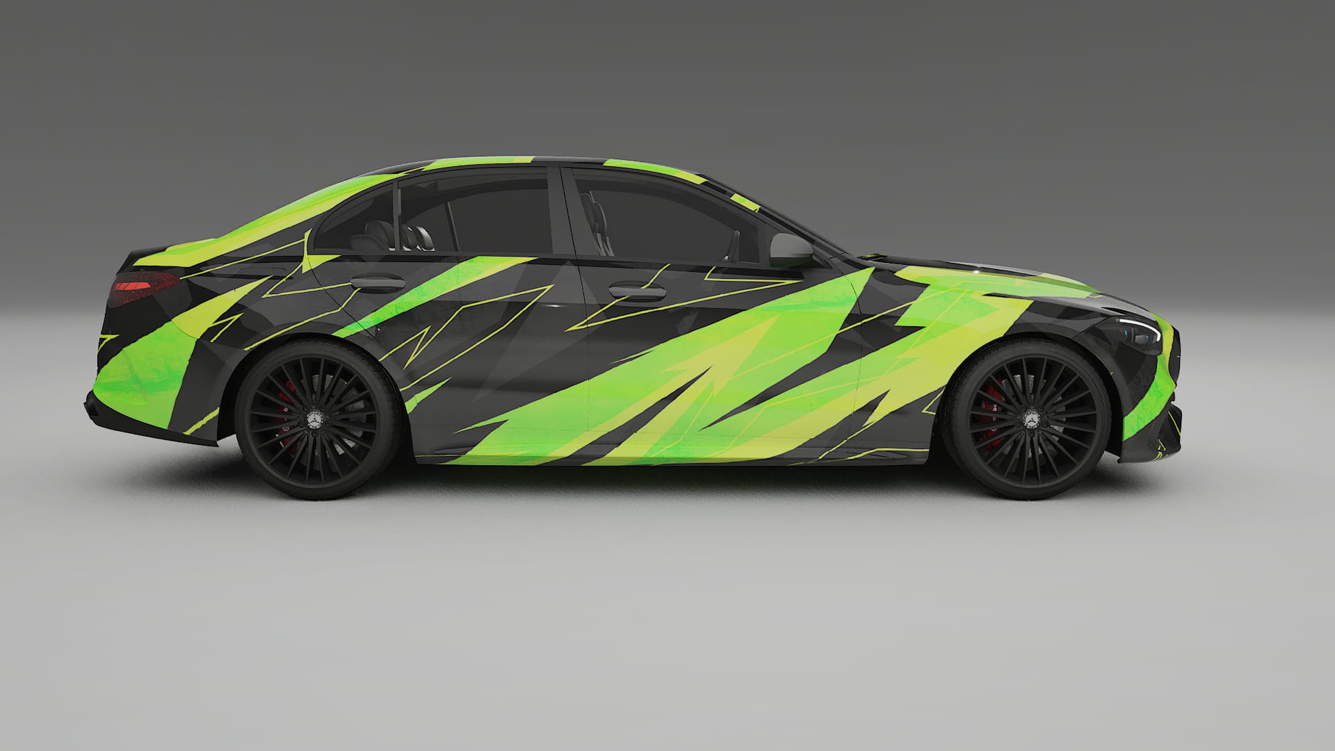 Mercedes C-class W206 NINJA TURTLES – Kit Wrap PPF Personalizzato in Pellicola Poliuretanica Stampabile