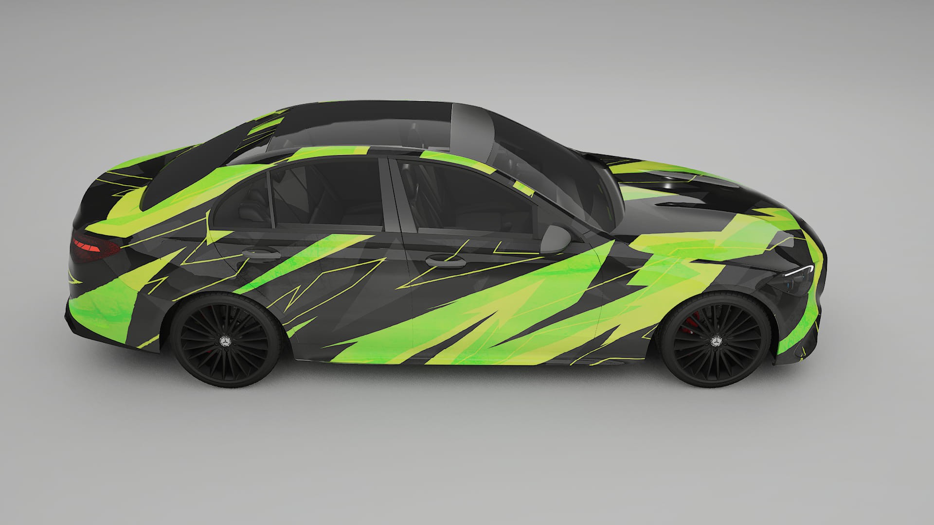 Mercedes C-class W206 NINJA TURTLES – Kit Wrap PPF Personalizzato in Pellicola Poliuretanica Stampabile