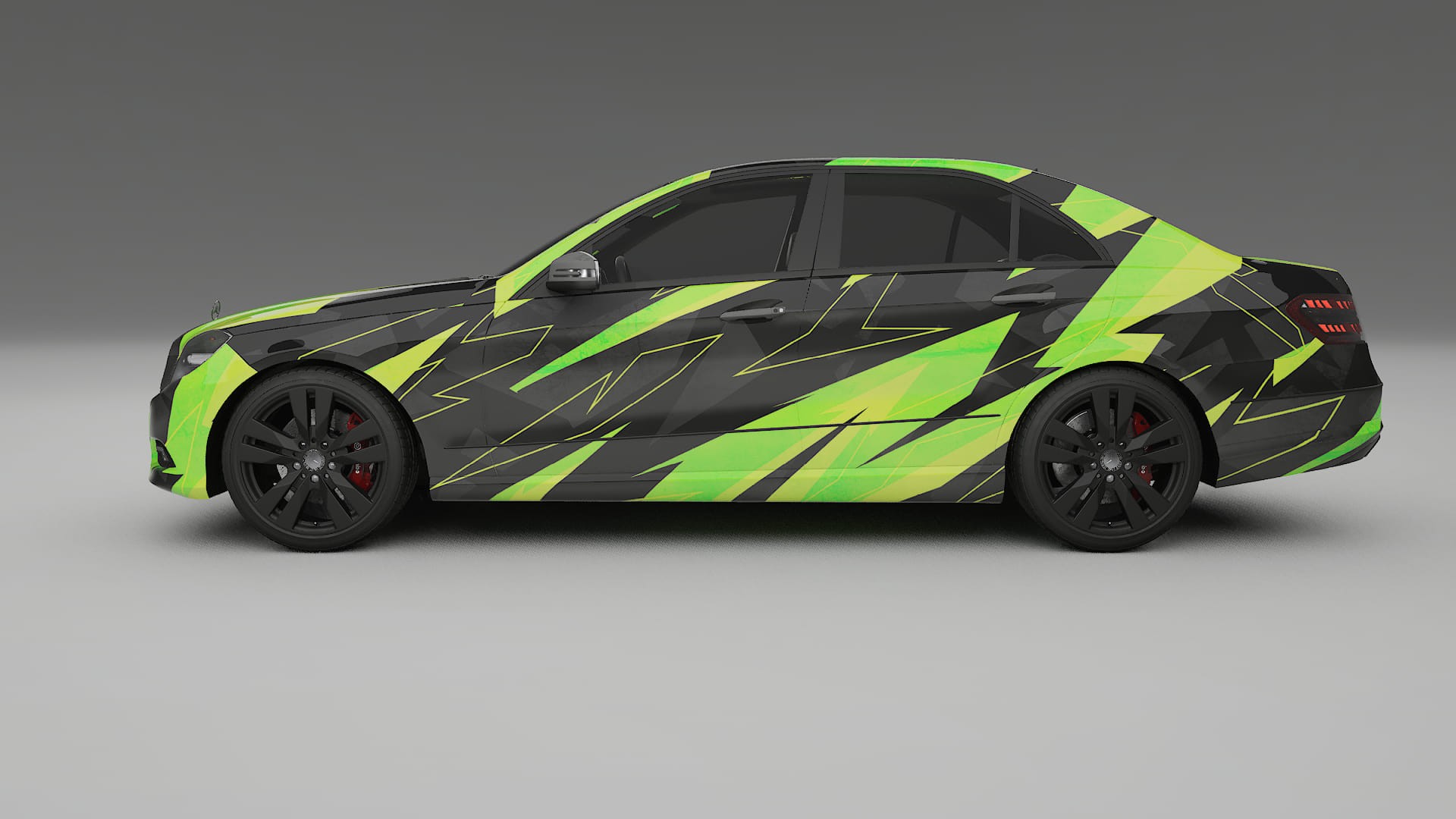 Mercedes E-class Sedan W212 Prefacelift pre-LCI NINJA TURTLES – Kit Wrap PPF Personalizzato in Pellicola Poliuretanica Stampab