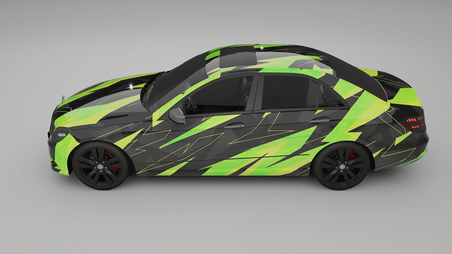 Mercedes E-class Sedan W212 Prefacelift pre-LCI NINJA TURTLES – Kit Wrap PPF Personalizzato in Pellicola Poliuretanica Stampab