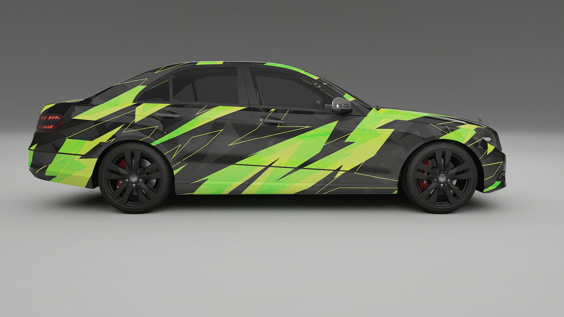 Mercedes E-class Sedan W212 Prefacelift pre-LCI NINJA TURTLES – Kit Wrap PPF Personalizzato in Pellicola Poliuretanica Stampab