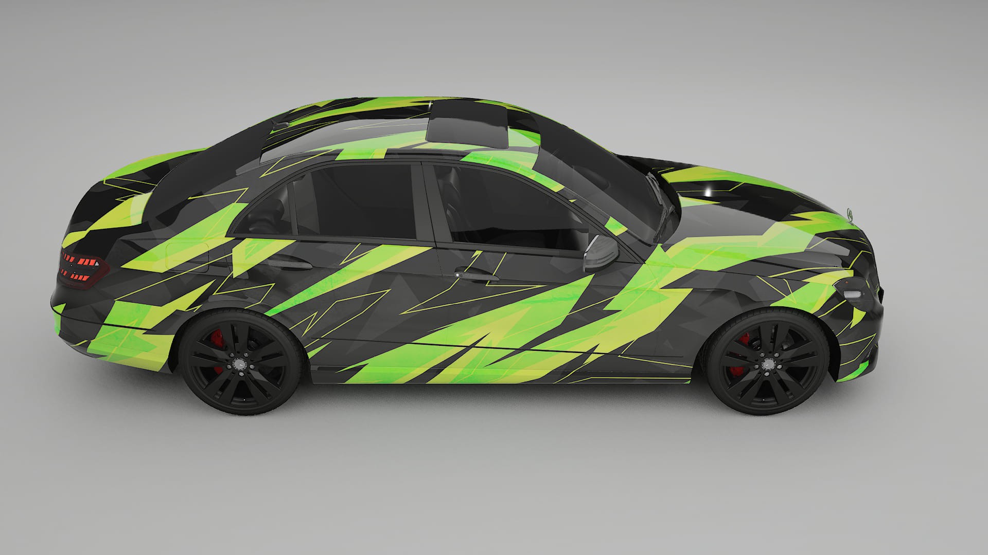 Mercedes E-class Sedan W212 Prefacelift pre-LCI NINJA TURTLES – Kit Wrap PPF Personalizzato in Pellicola Poliuretanica Stampab