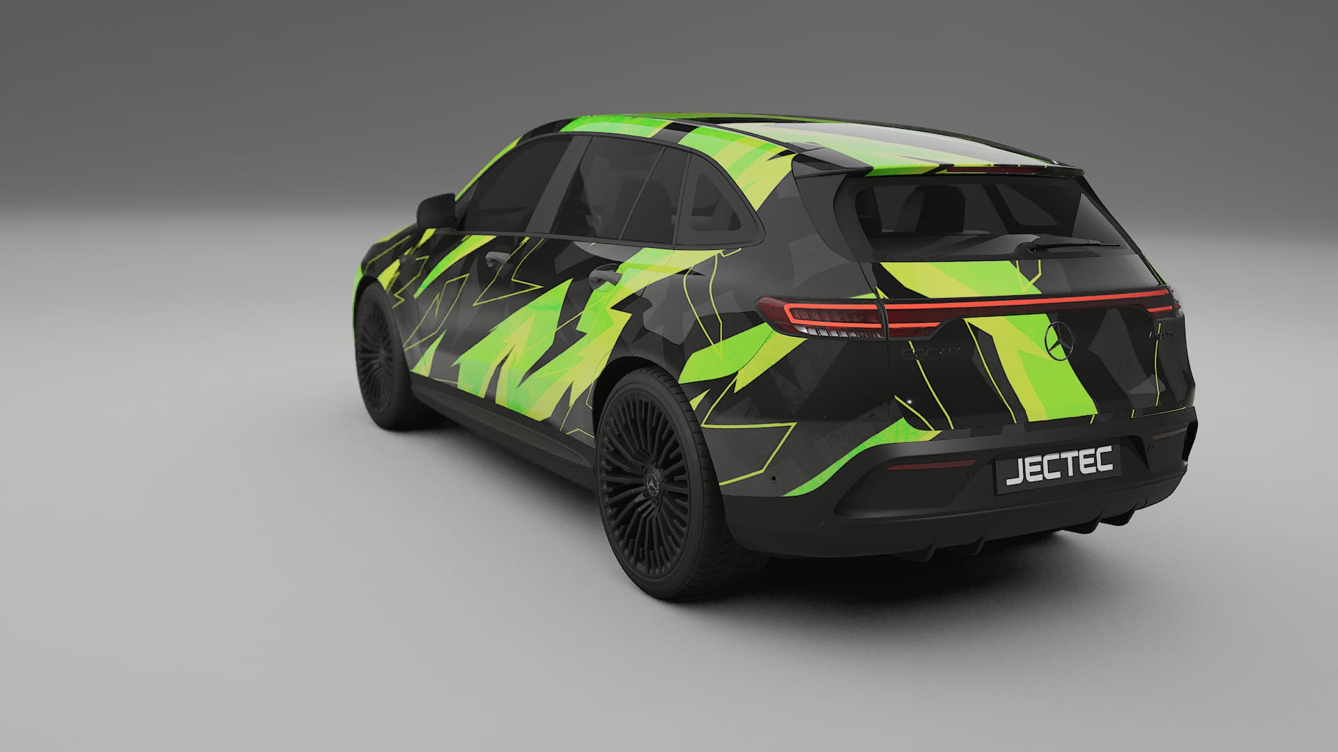 Mercedes EQC AMG NINJA TURTLES – Kit Wrap PPF Personalizzato in Pellicola Poliuretanica Stampabile