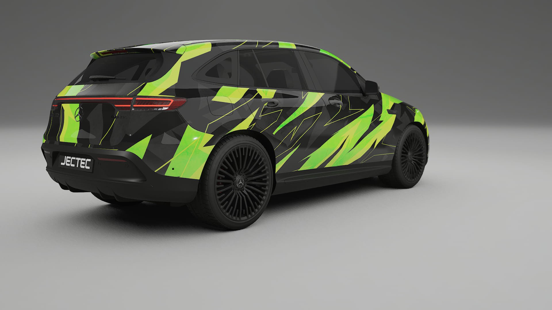 Mercedes EQC AMG NINJA TURTLES – Kit Wrap PPF Personalizzato in Pellicola Poliuretanica Stampabile