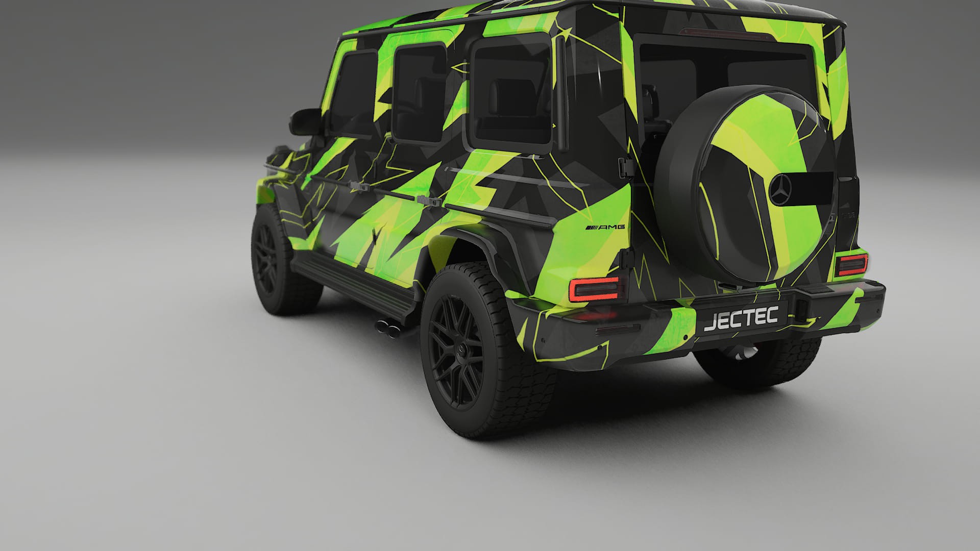 Mercedes G63 AMG W463A NINJA TURTLES – Kit Wrap PPF Personalizzato in Pellicola Poliuretanica Stampabile
