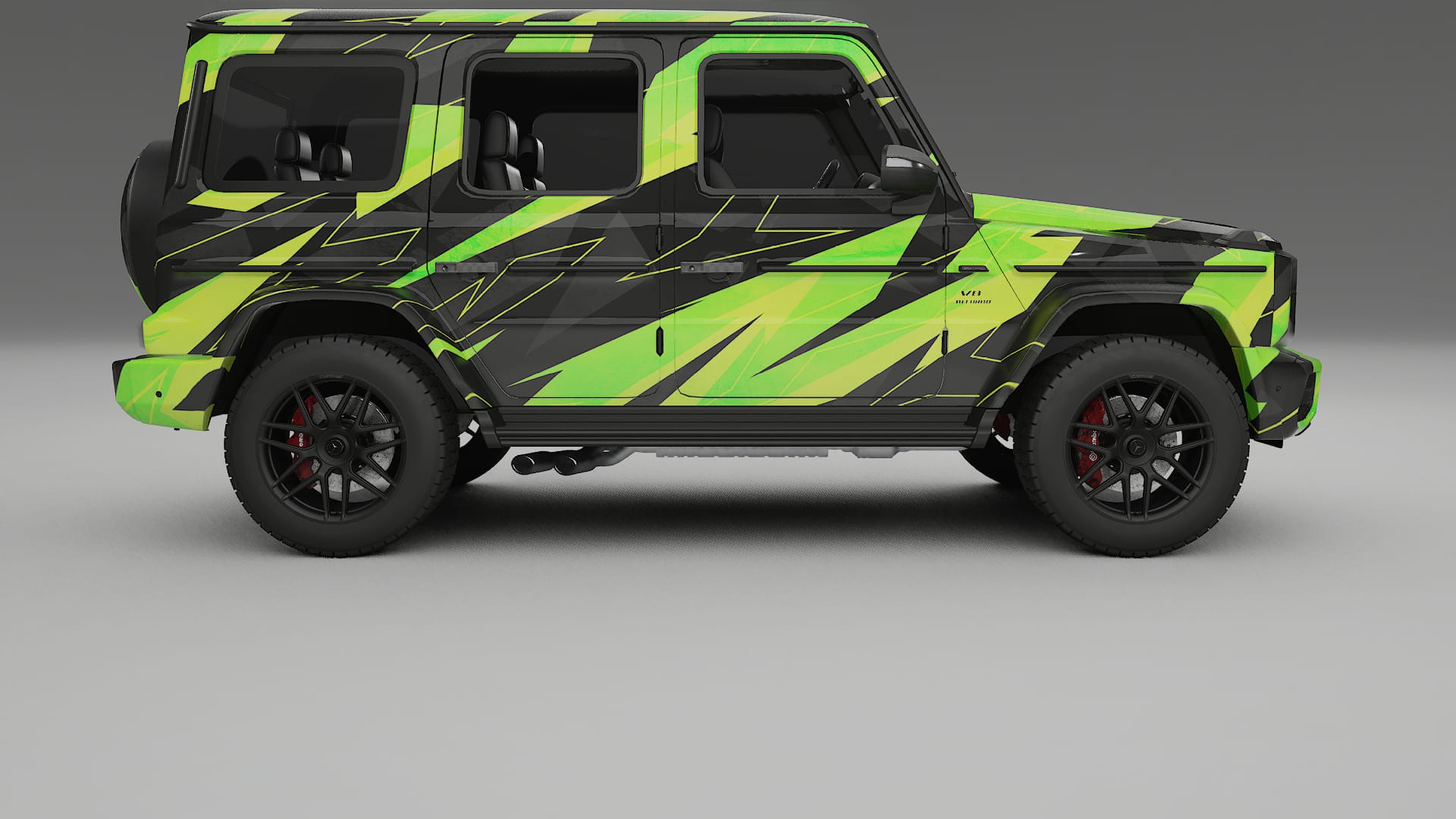 Mercedes G63 AMG W463A NINJA TURTLES – Kit Wrap PPF Personalizzato in Pellicola Poliuretanica Stampabile