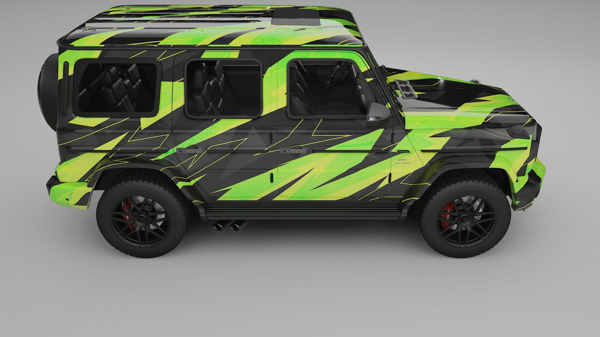 Mercedes G63 AMG W463A NINJA TURTLES – Kit Wrap PPF Personalizzato in Pellicola Poliuretanica Stampabile
