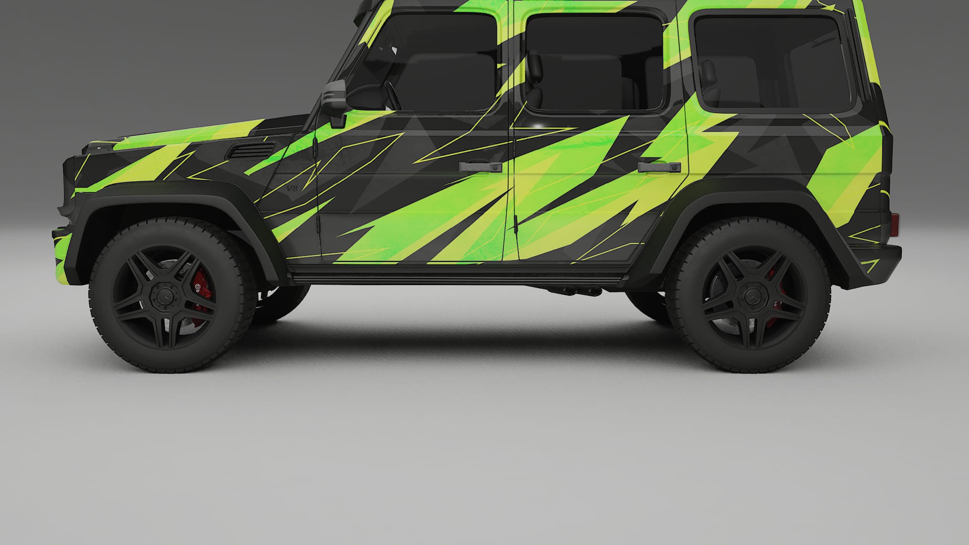 Mercedes G-class 4x4 W463 NINJA TURTLES – Kit Wrap PPF Personalizzato in Pellicola Poliuretanica Stampabile