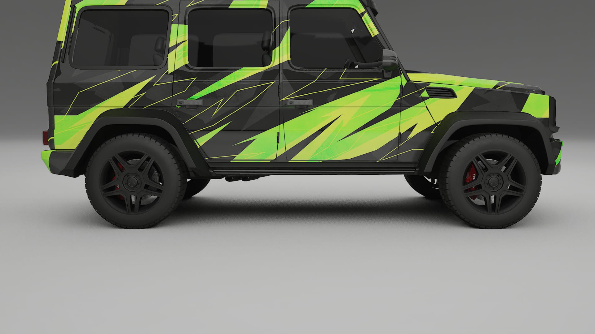 Mercedes G-class 4x4 W463 NINJA TURTLES – Kit Wrap PPF Personalizzato in Pellicola Poliuretanica Stampabile