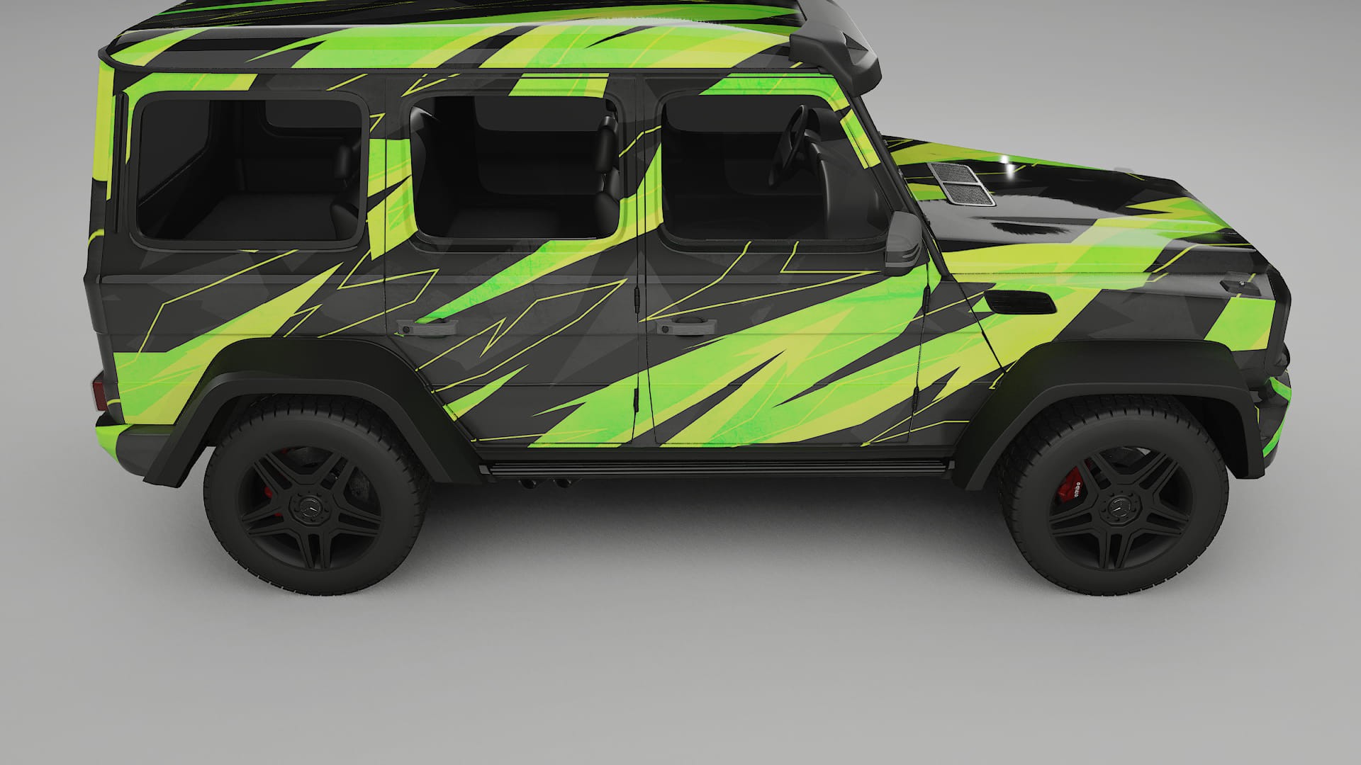 Mercedes G-class 4x4 W463 NINJA TURTLES – Kit Wrap PPF Personalizzato in Pellicola Poliuretanica Stampabile