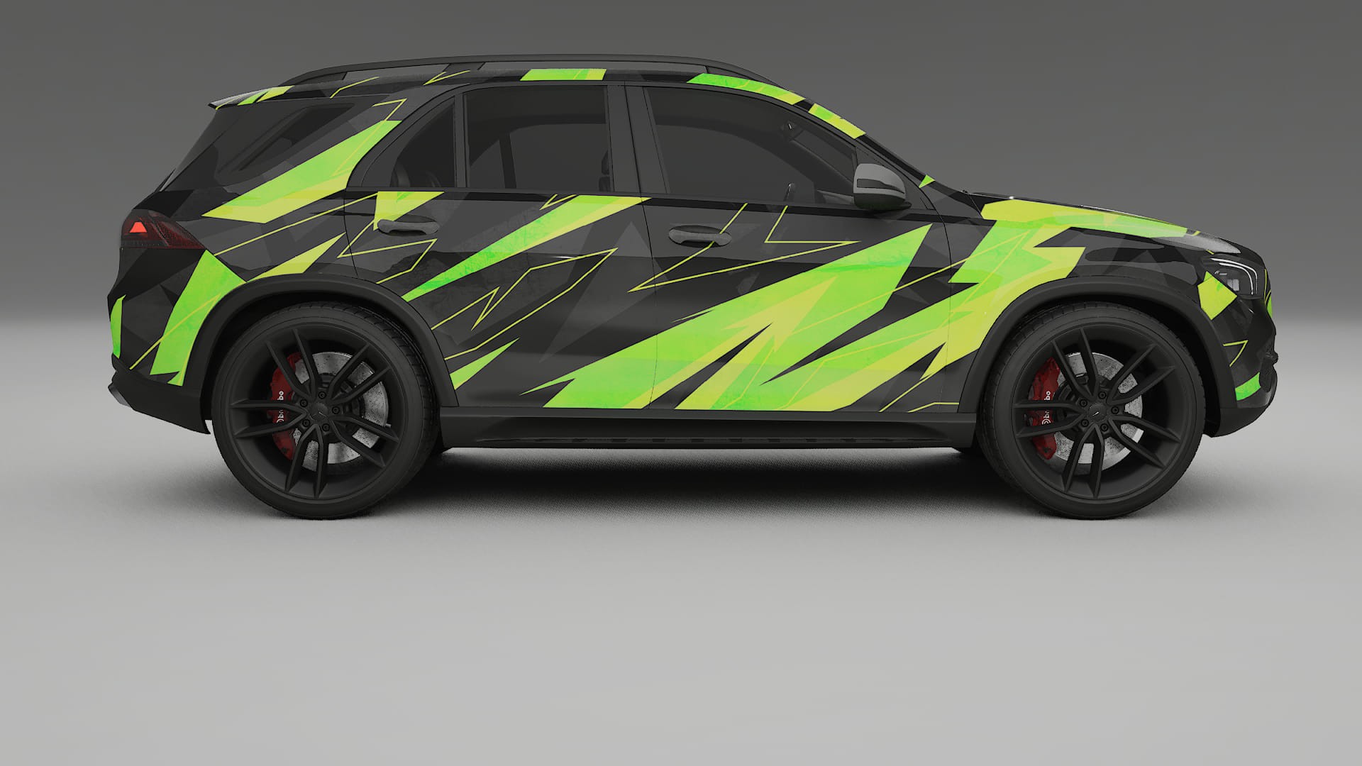 Mercedes GLE W167 NINJA TURTLES – Kit Wrap PPF Personalizzato in Pellicola Poliuretanica Stampabile