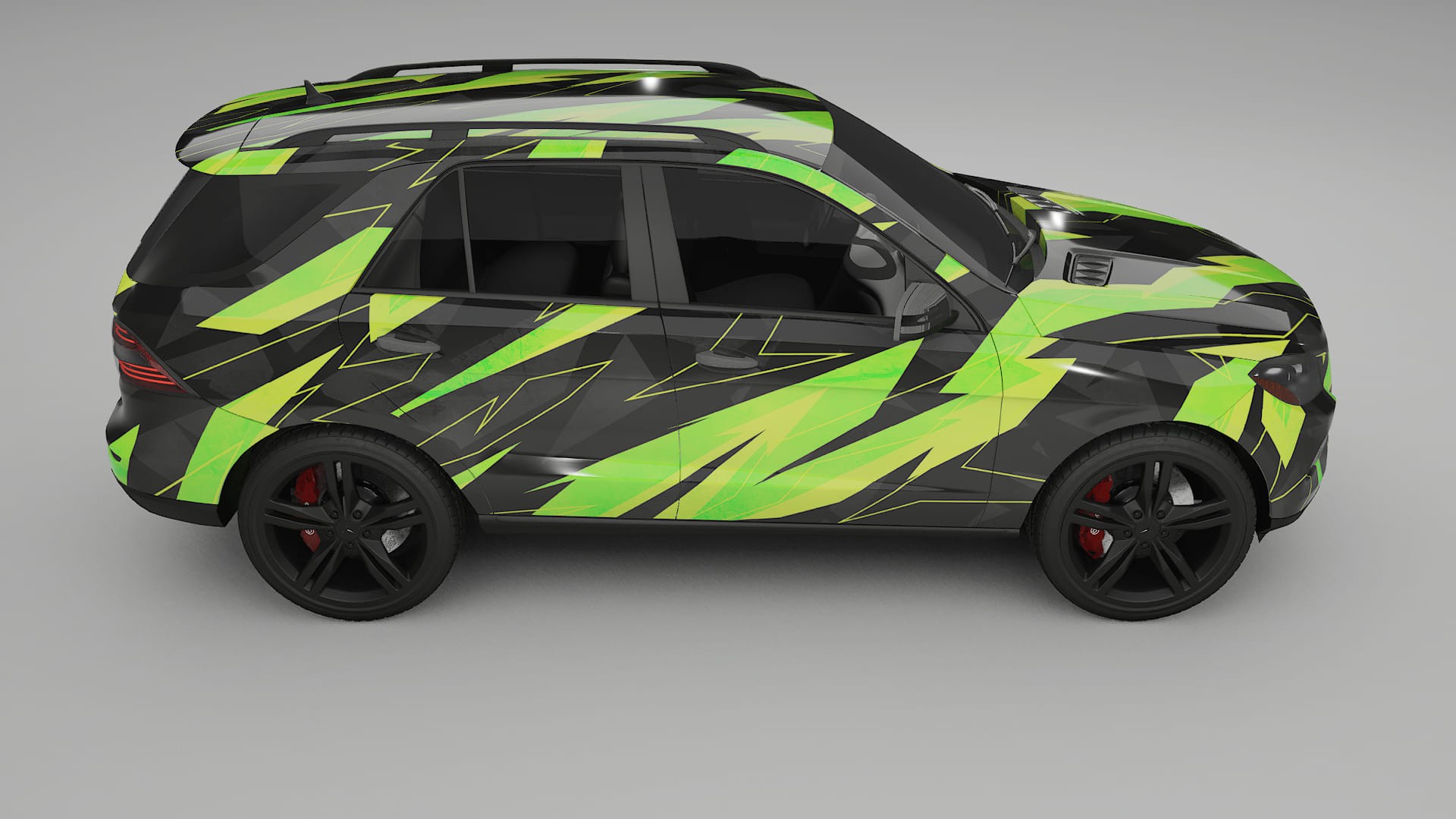 Mercedes M-class W166 NINJA TURTLES – Kit Wrap PPF Personalizzato in Pellicola Poliuretanica Stampabile