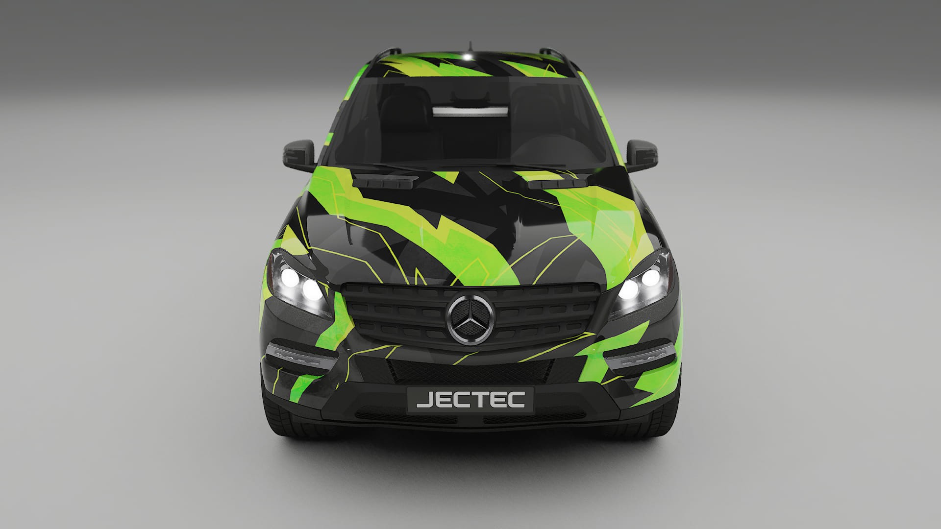 Mercedes M-class W166 NINJA TURTLES – Kit Wrap PPF Personalizzato in Pellicola Poliuretanica Stampabile