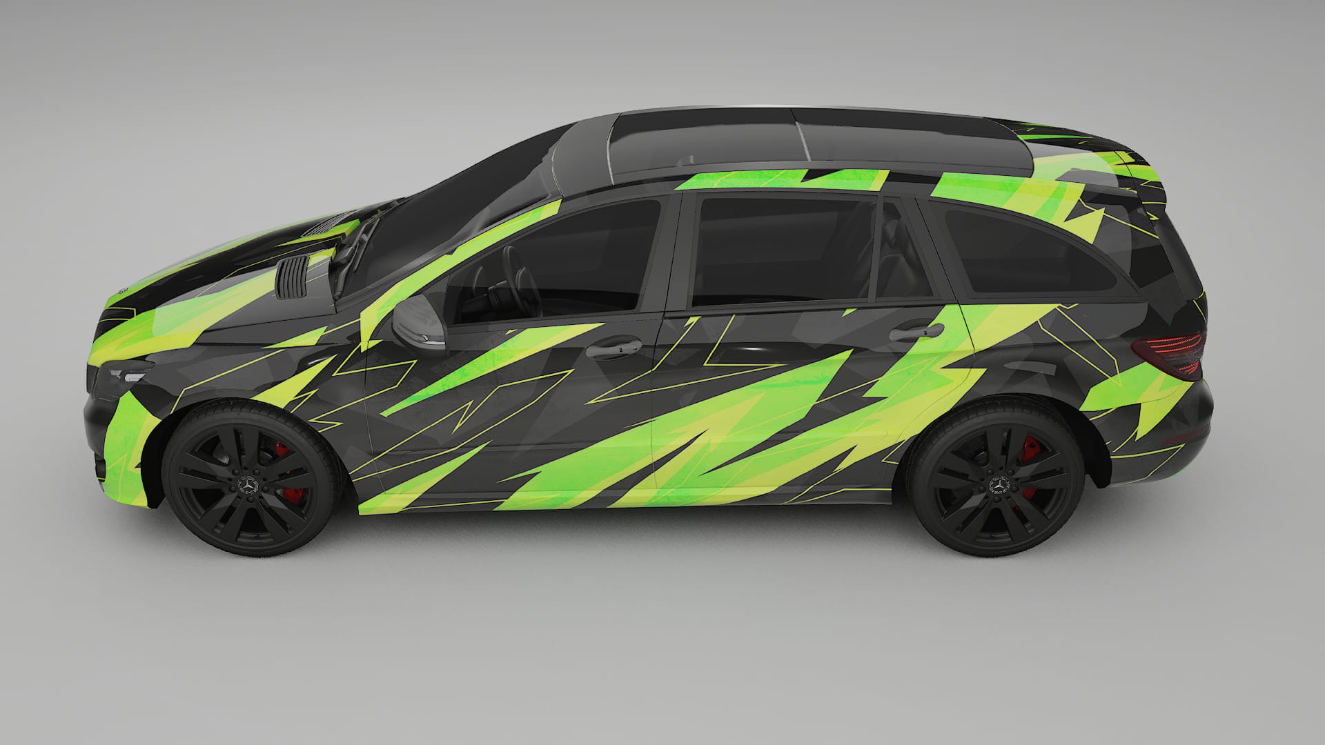 Mercedes R-class W251 facelift LCI NINJA TURTLES – Kit Wrap PPF Personalizzato in Pellicola Poliuretanica Stampabile
