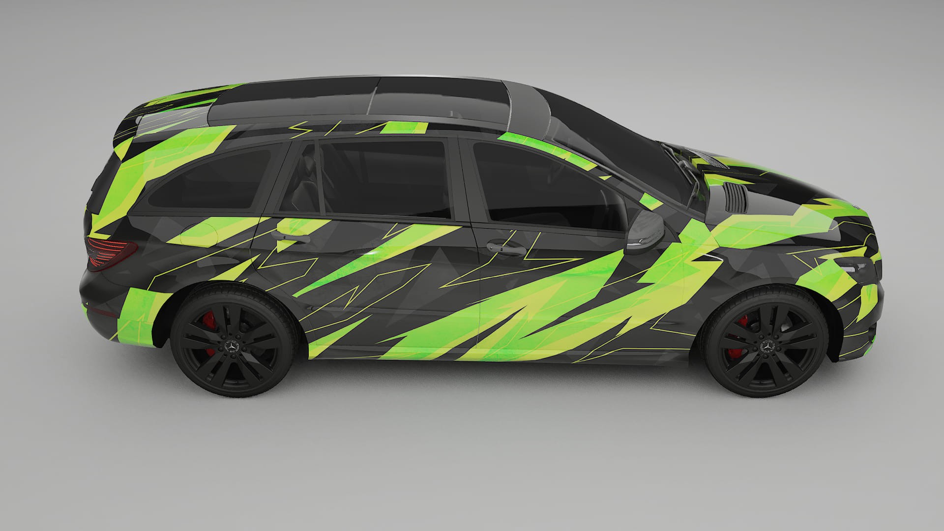 Mercedes R-class W251 facelift LCI NINJA TURTLES – Kit Wrap PPF Personalizzato in Pellicola Poliuretanica Stampabile