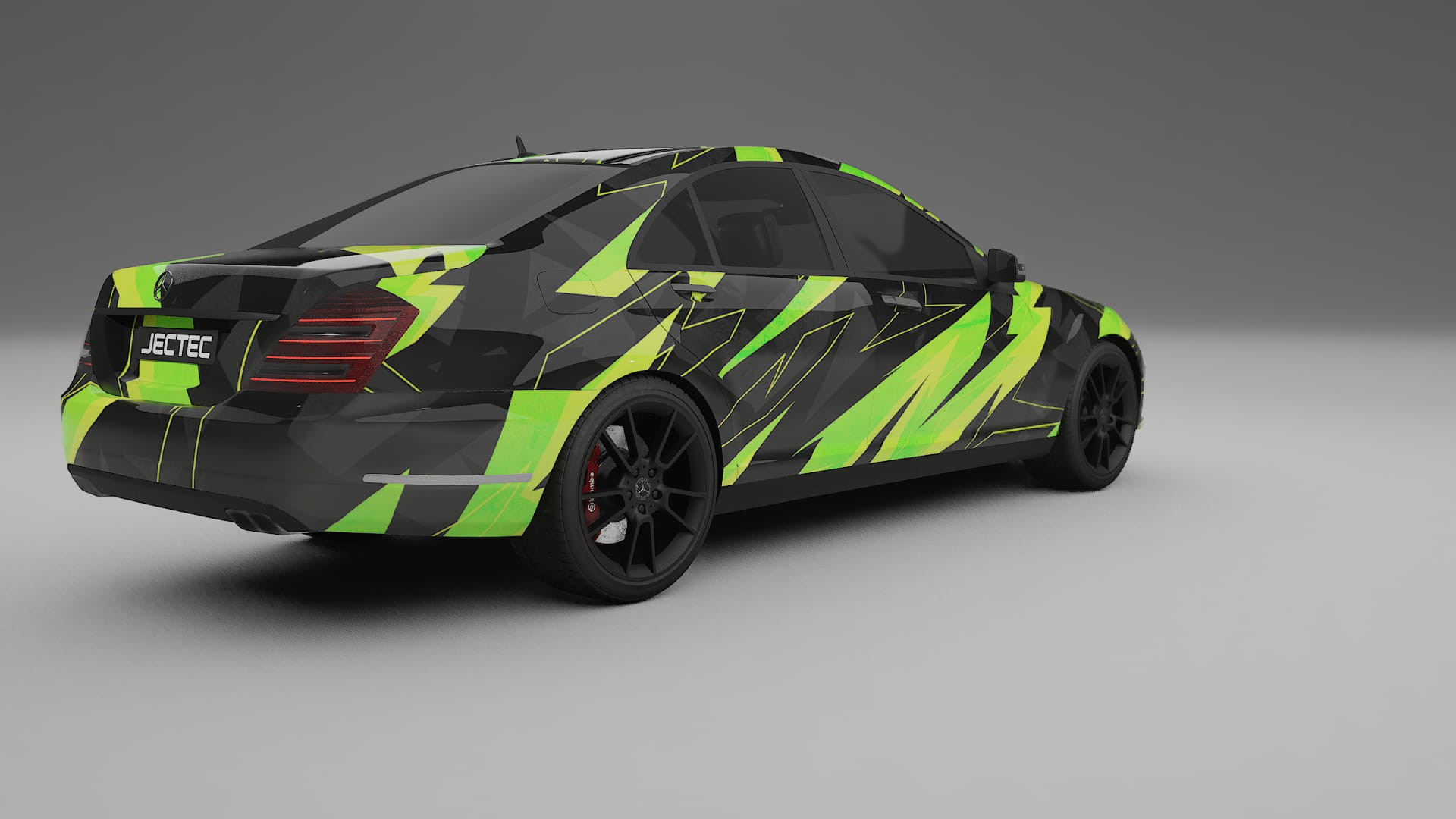 Mercedes S-class W221 facelift LCI NINJA TURTLES – Kit Wrap PPF Personalizzato in Pellicola Poliuretanica Stampabile