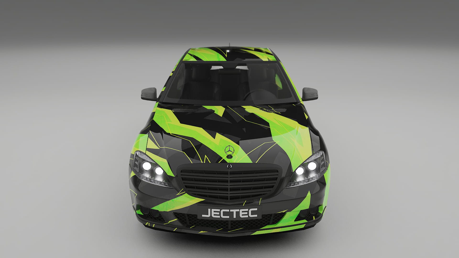 Mercedes S-class W221 facelift LCI NINJA TURTLES – Kit Wrap PPF Personalizzato in Pellicola Poliuretanica Stampabile