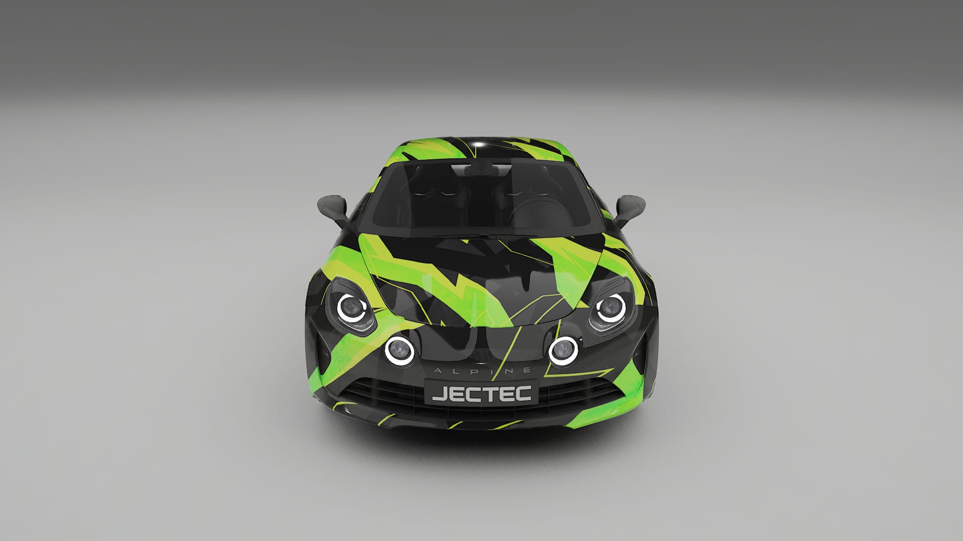 Renault Alpine A110 NINJA TURTLES – Kit Wrap PPF Personalizzato in Pellicola Poliuretanica Stampabile