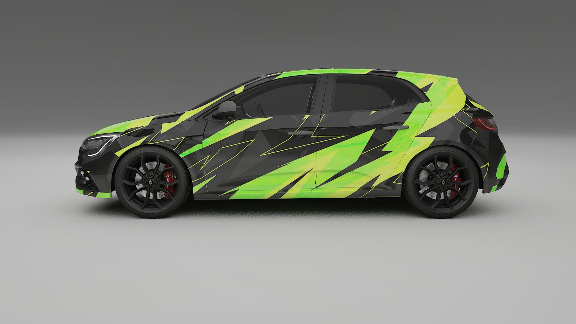 Renault Megane RS IV NINJA TURTLES – Kit Wrap PPF Personalizzato in Pellicola Poliuretanica Stampabile