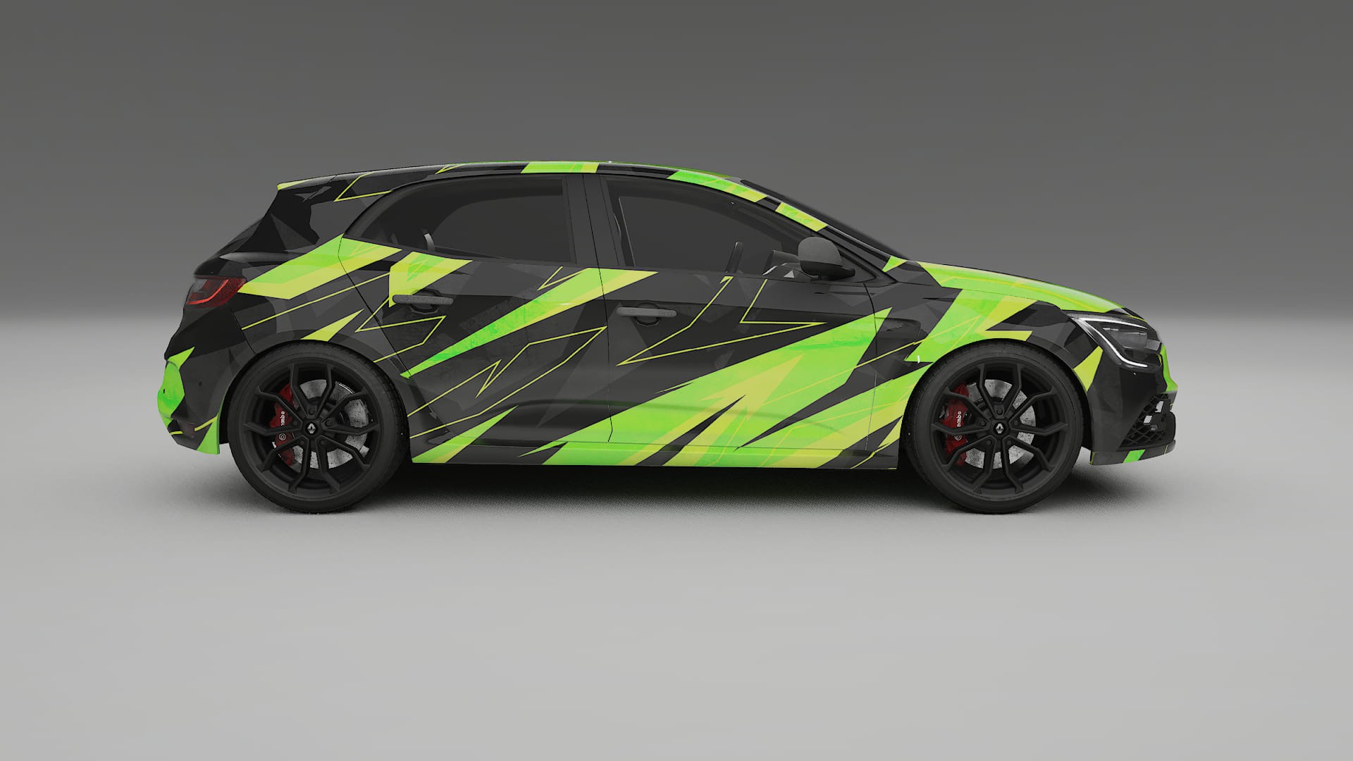 Renault Megane RS IV NINJA TURTLES – Kit Wrap PPF Personalizzato in Pellicola Poliuretanica Stampabile