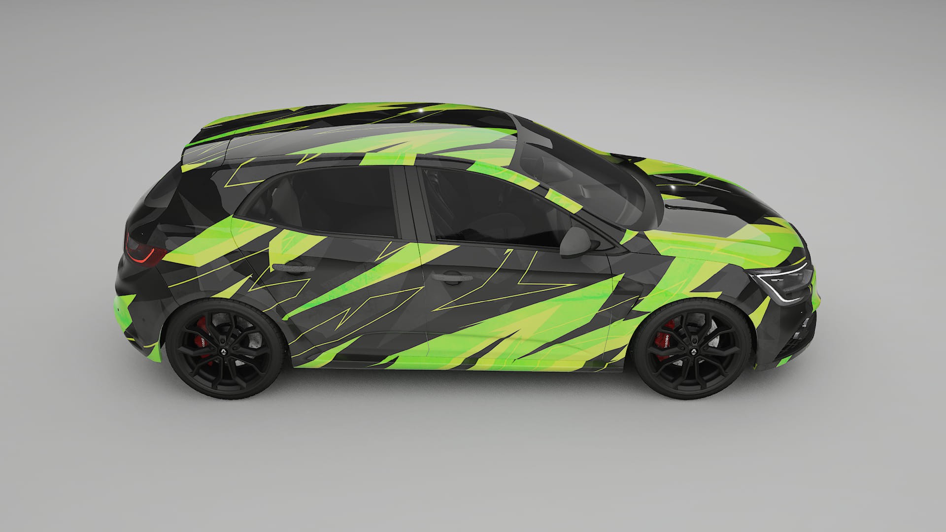 Renault Megane RS IV NINJA TURTLES – Kit Wrap PPF Personalizzato in Pellicola Poliuretanica Stampabile