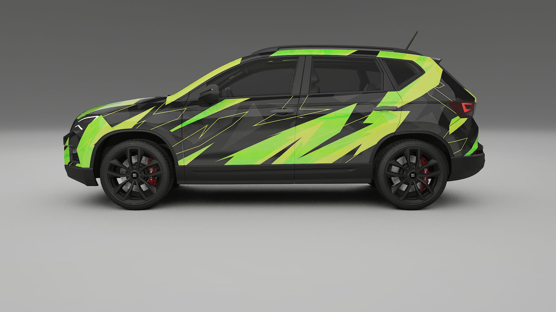 Seat Ateca KH7 NINJA TURTLES – Kit Wrap PPF Personalizzato in Pellicola Poliuretanica Stampabile