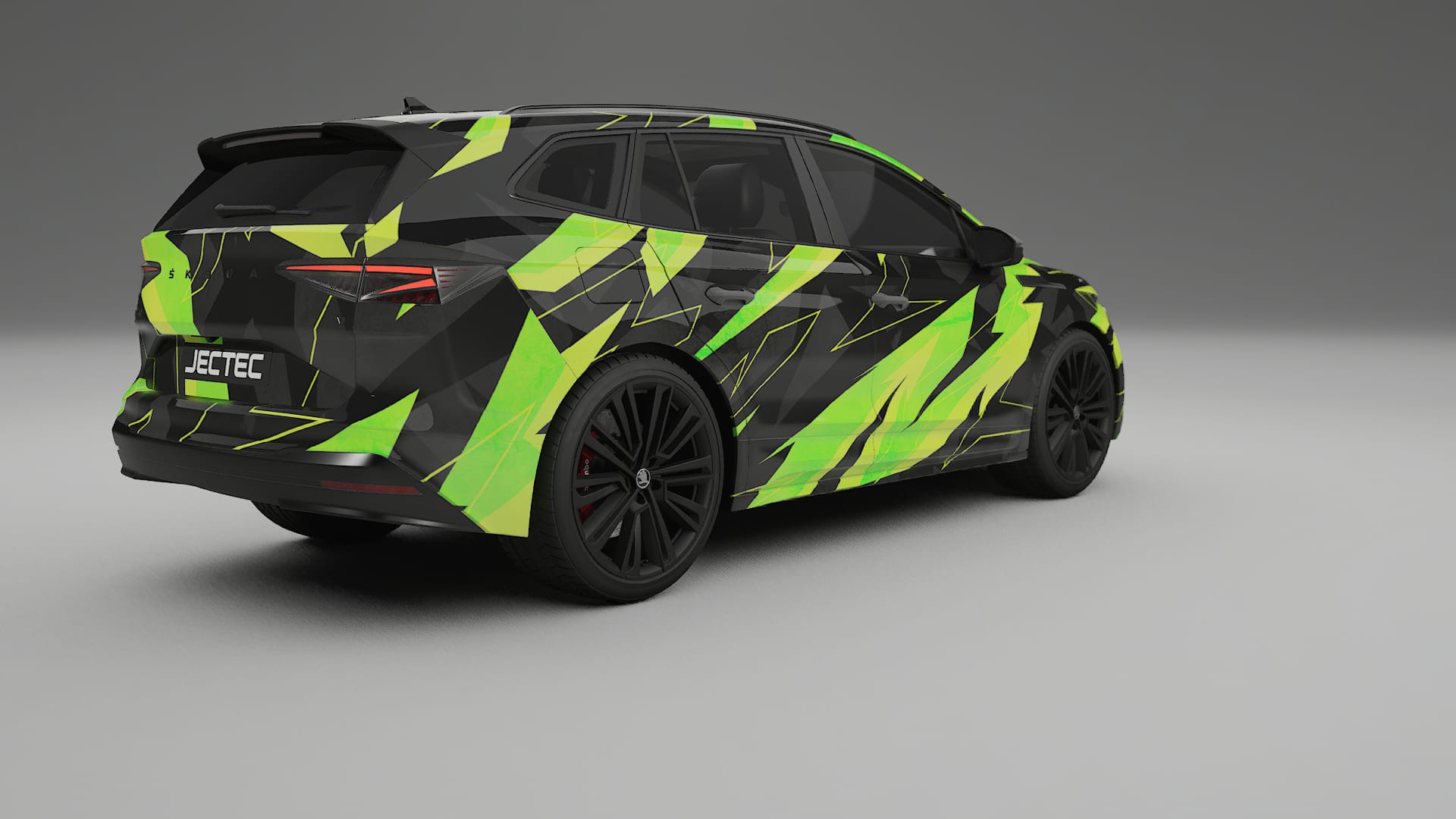 Škoda Enyaq MEB NINJA TURTLES – Kit Wrap PPF Personalizzato in Pellicola Poliuretanica Stampabile