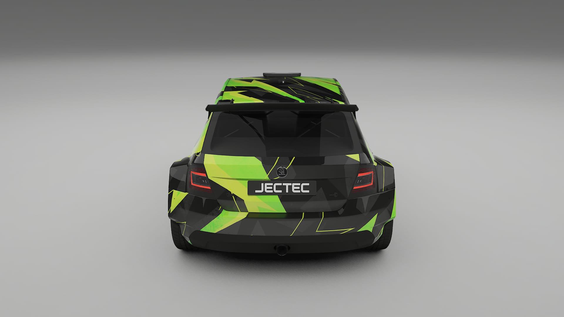 Škoda Fabia R5 6V NINJA TURTLES – Kit Wrap PPF Personalizzato in Pellicola Poliuretanica Stampabile