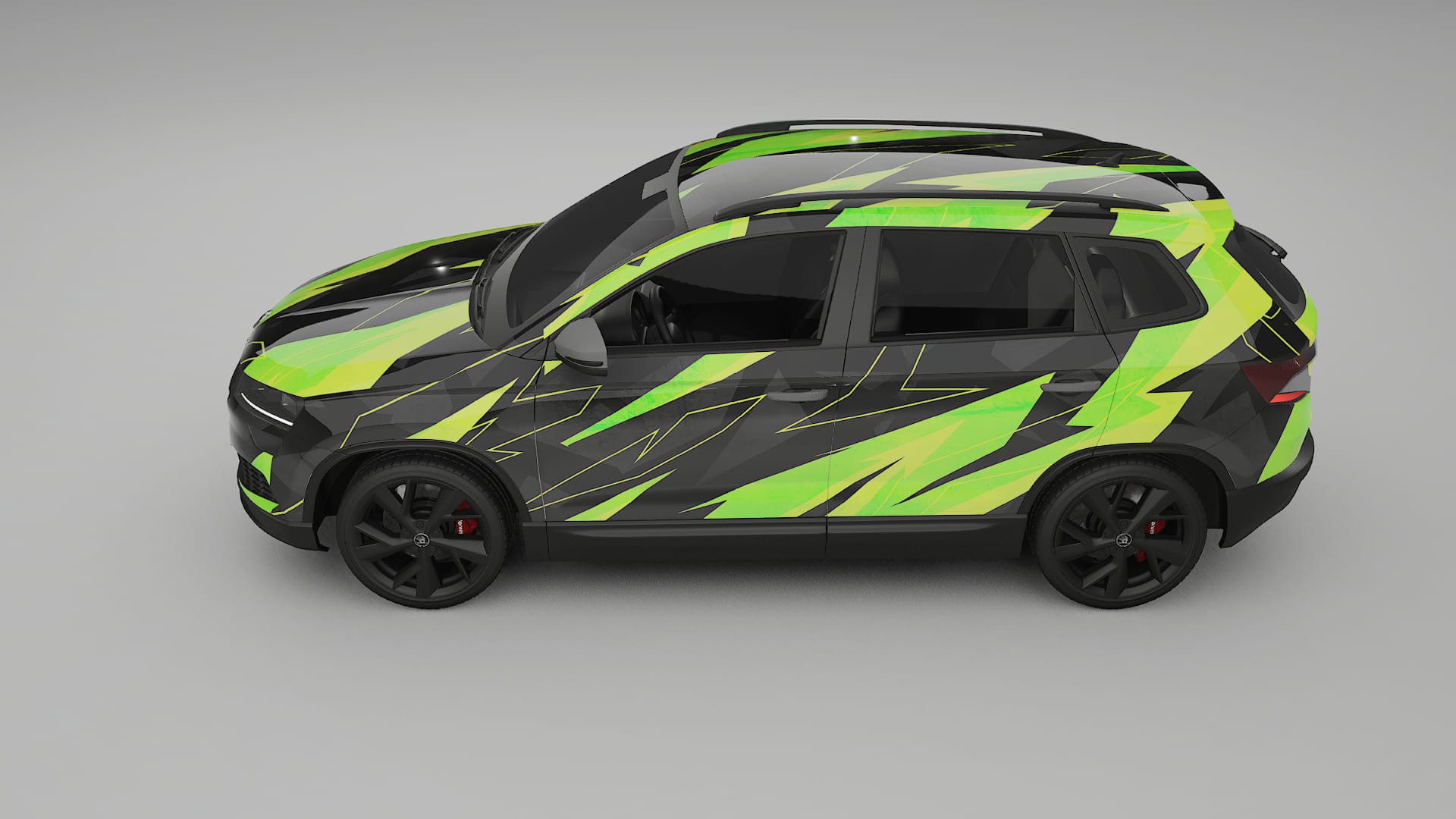 Škoda Karoq NU7 NINJA TURTLES – Kit Wrap PPF Personalizzato in Pellicola Poliuretanica Stampabile