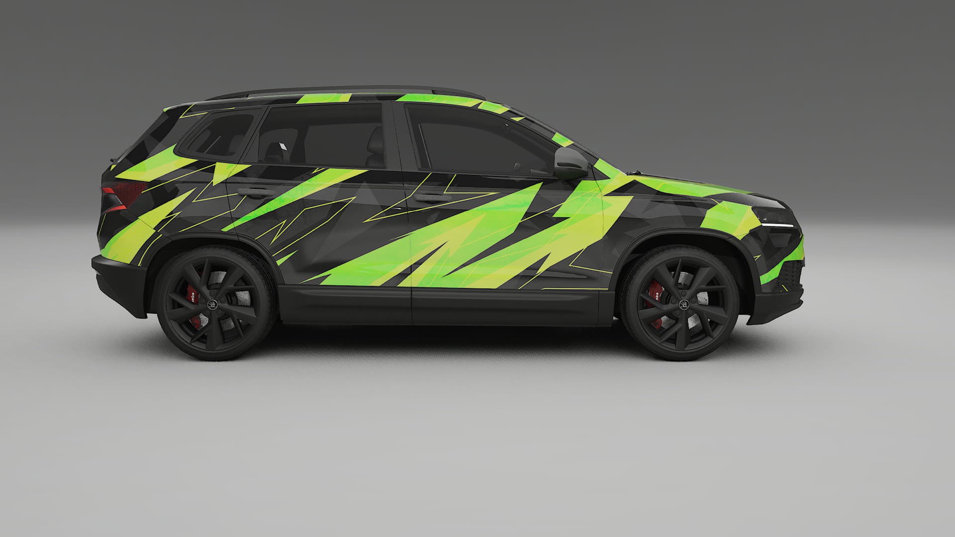 Škoda Karoq NU7 NINJA TURTLES – Kit Wrap PPF Personalizzato in Pellicola Poliuretanica Stampabile