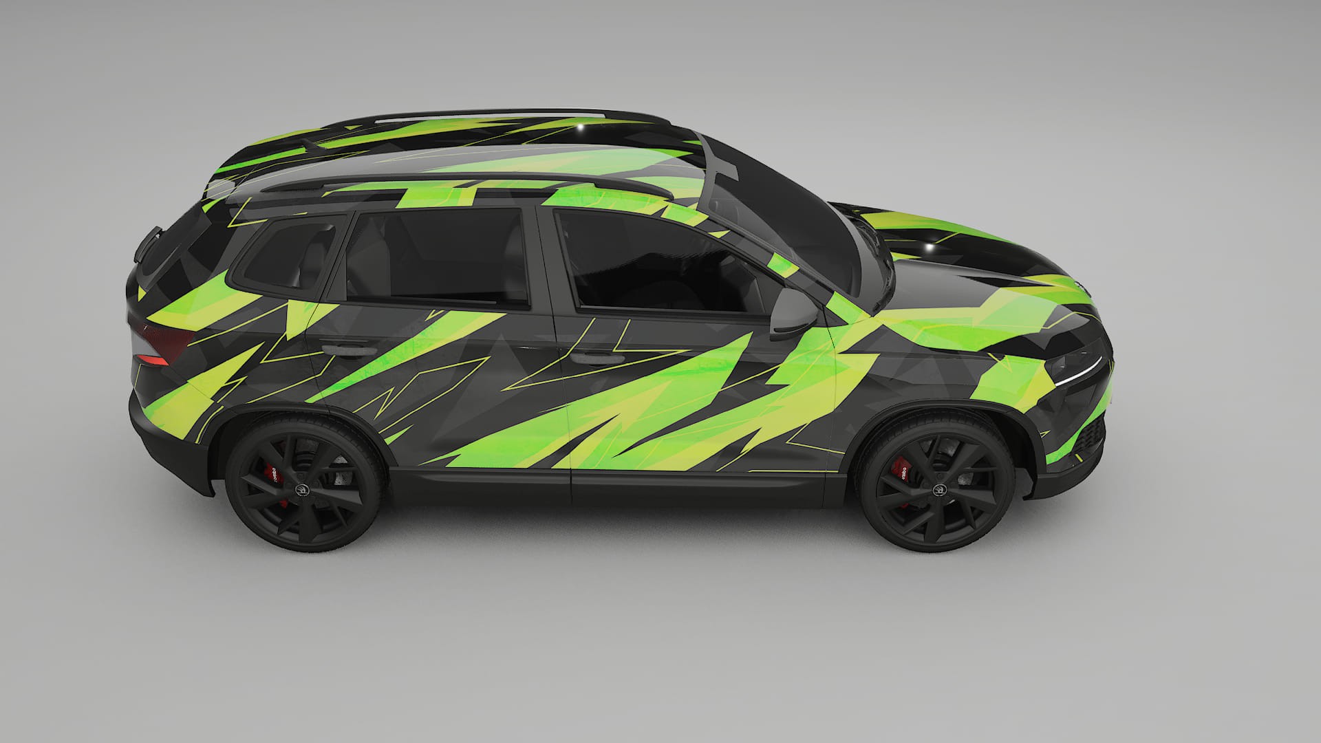 Škoda Karoq NU7 NINJA TURTLES – Kit Wrap PPF Personalizzato in Pellicola Poliuretanica Stampabile