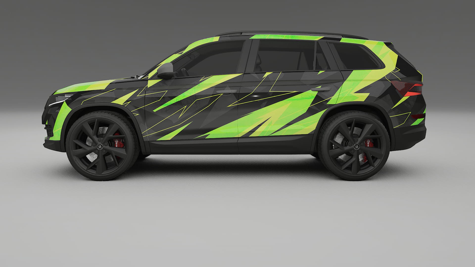 Škoda Kodiaq NS7 NINJA TURTLES – Kit Wrap PPF Personalizzato in Pellicola Poliuretanica Stampabile