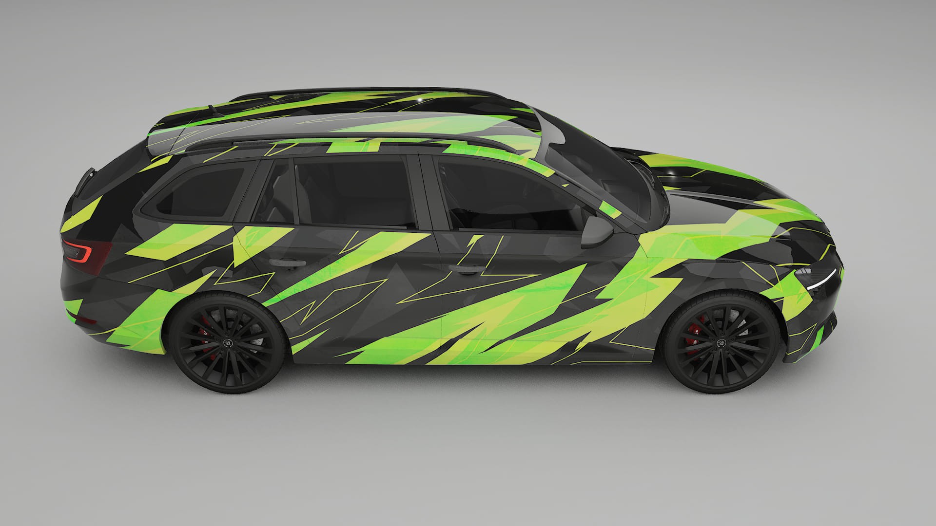 Škoda Superb B8 NINJA TURTLES – Kit Wrap PPF Personalizzato in Pellicola Poliuretanica Stampabile